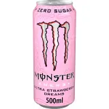 MONSTER Boisson énergisante gazeuse saveur fraise sans sucre