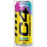 C4 ENERGY Boisson énergisante cosmic rainbow sans sucres boîte