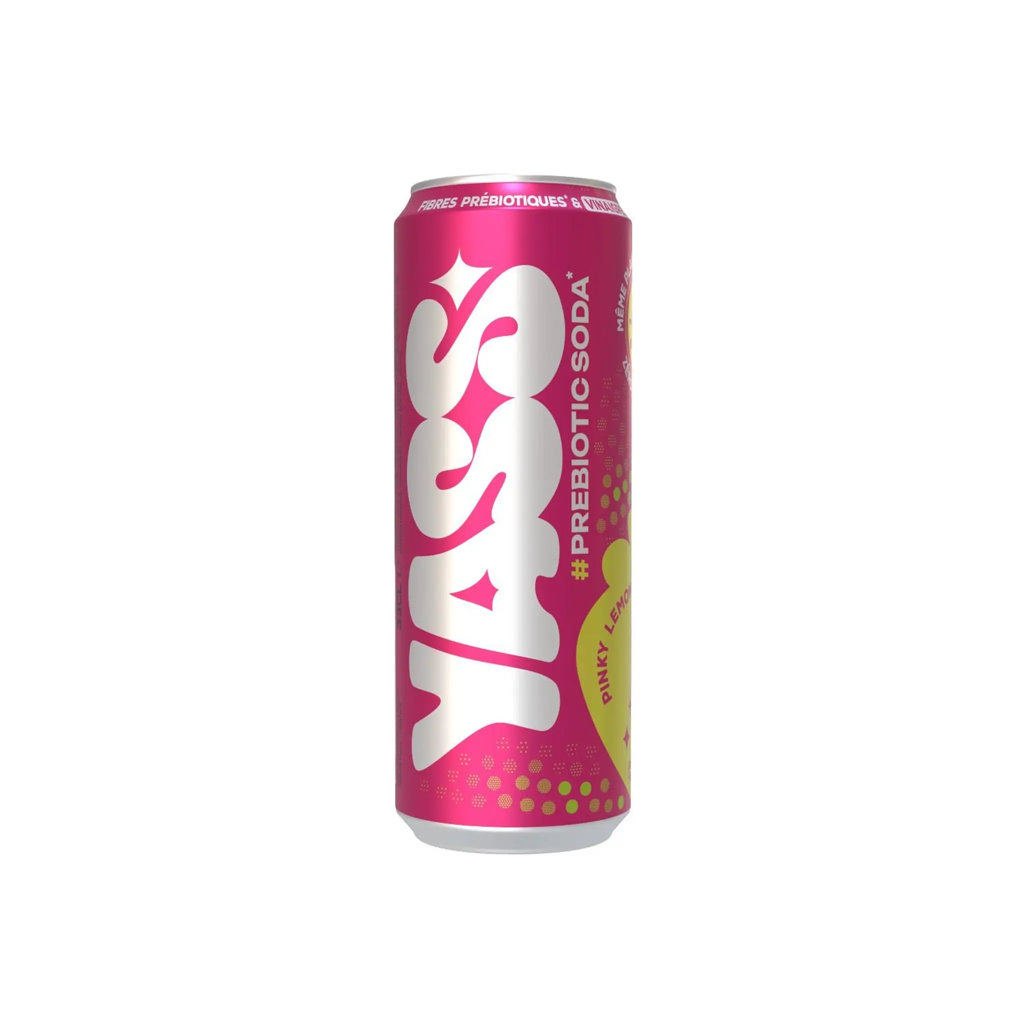 YASS Boisson gazeuse fraise citron boîte