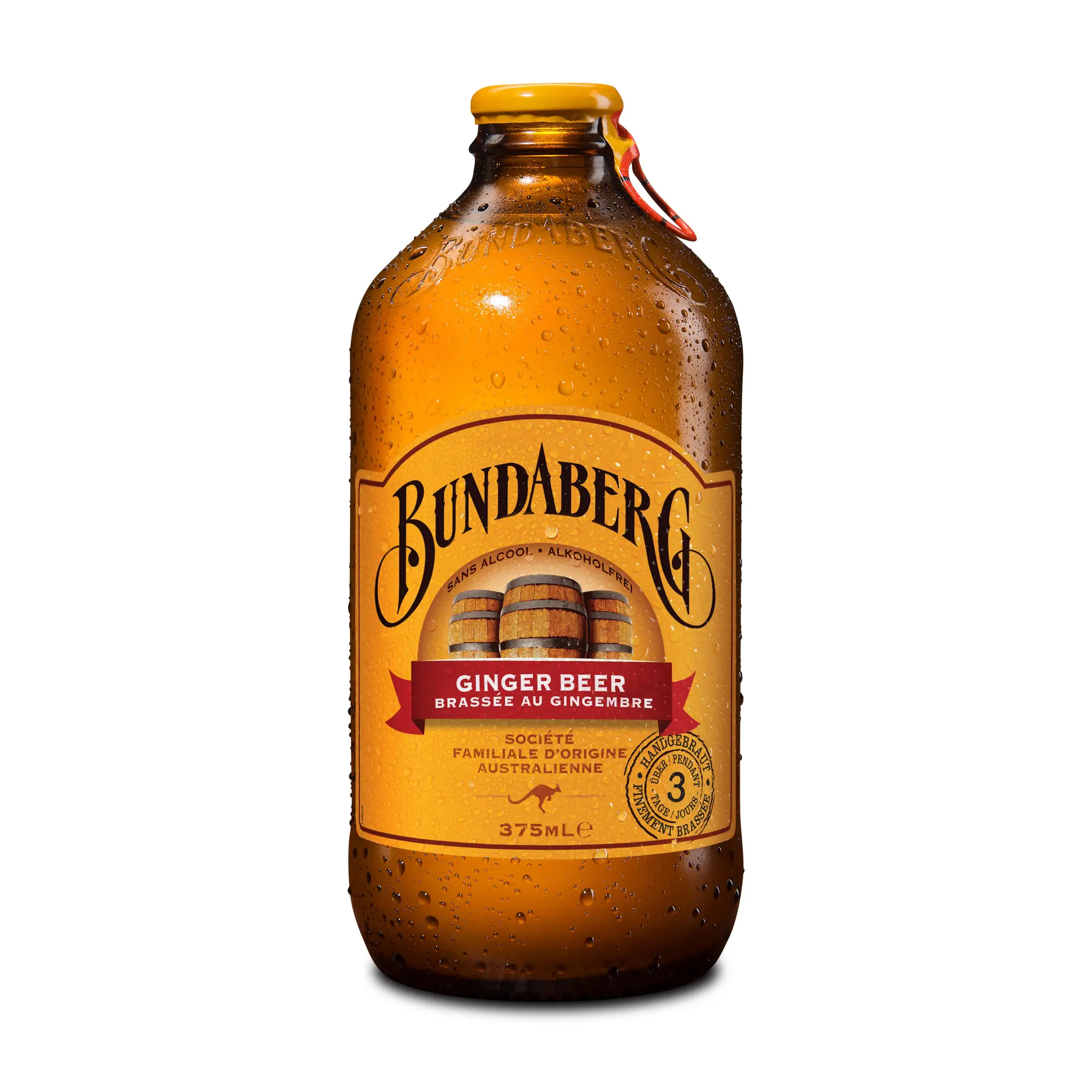 BUNDABERG Boisson sans alcool aromatisée au gingembre