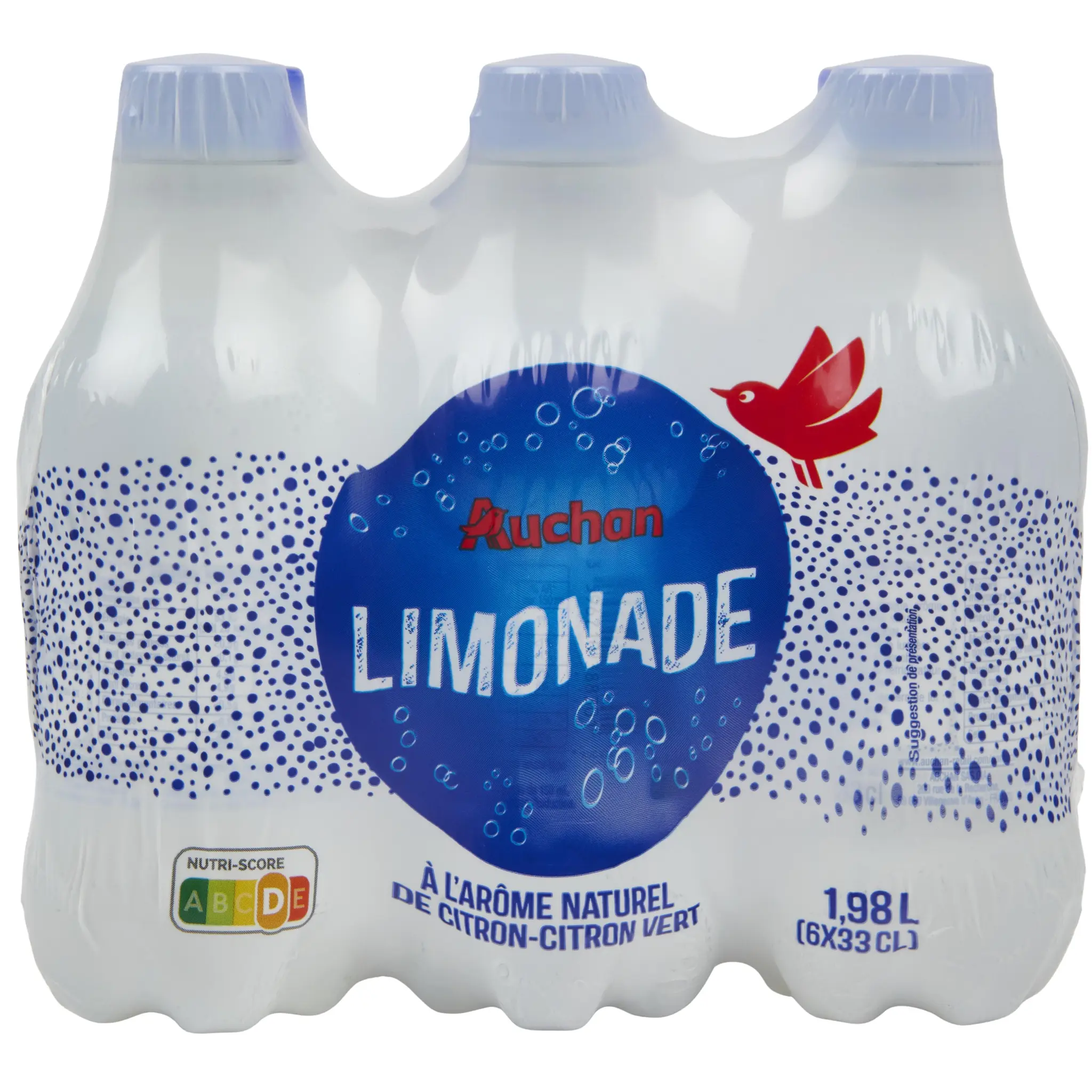 AUCHAN Limonade bouteilles