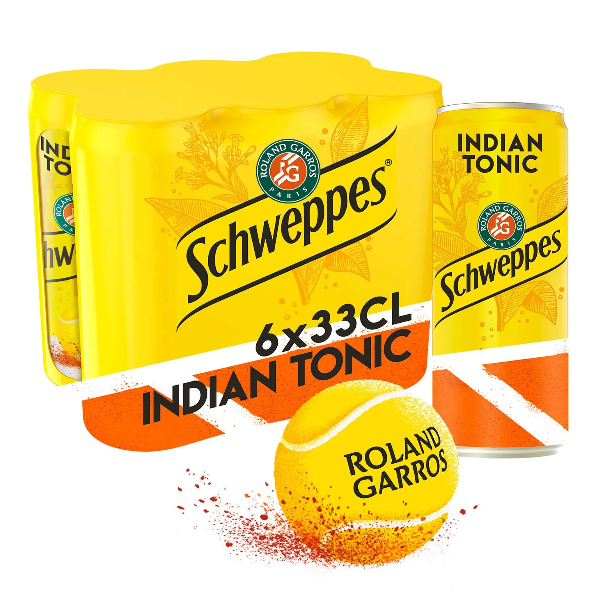SCHWEPPES Boisson gazeuse Tonic boîtes slim
