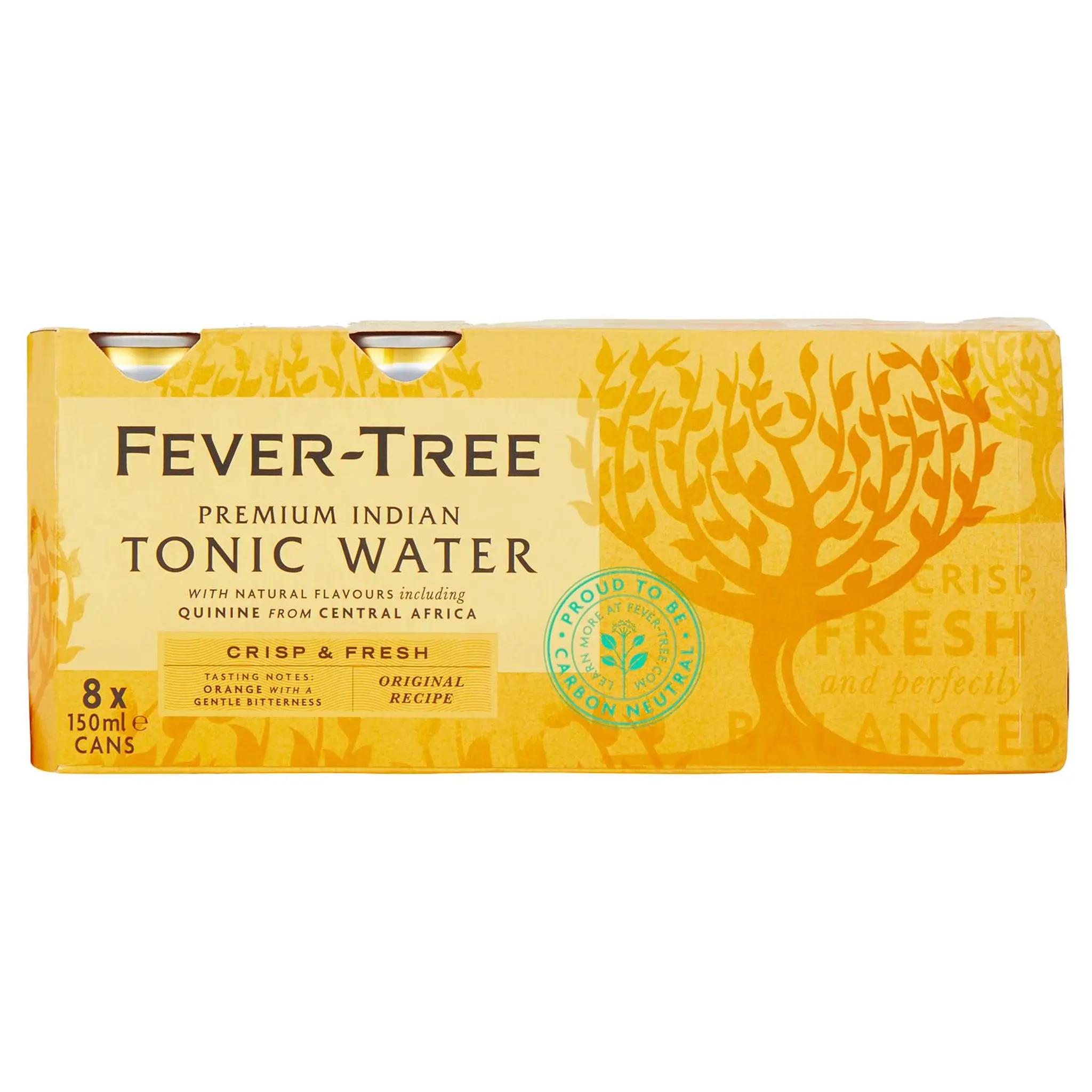 FEVER TREE Premium indian tonic water eau gazeuse boîtes