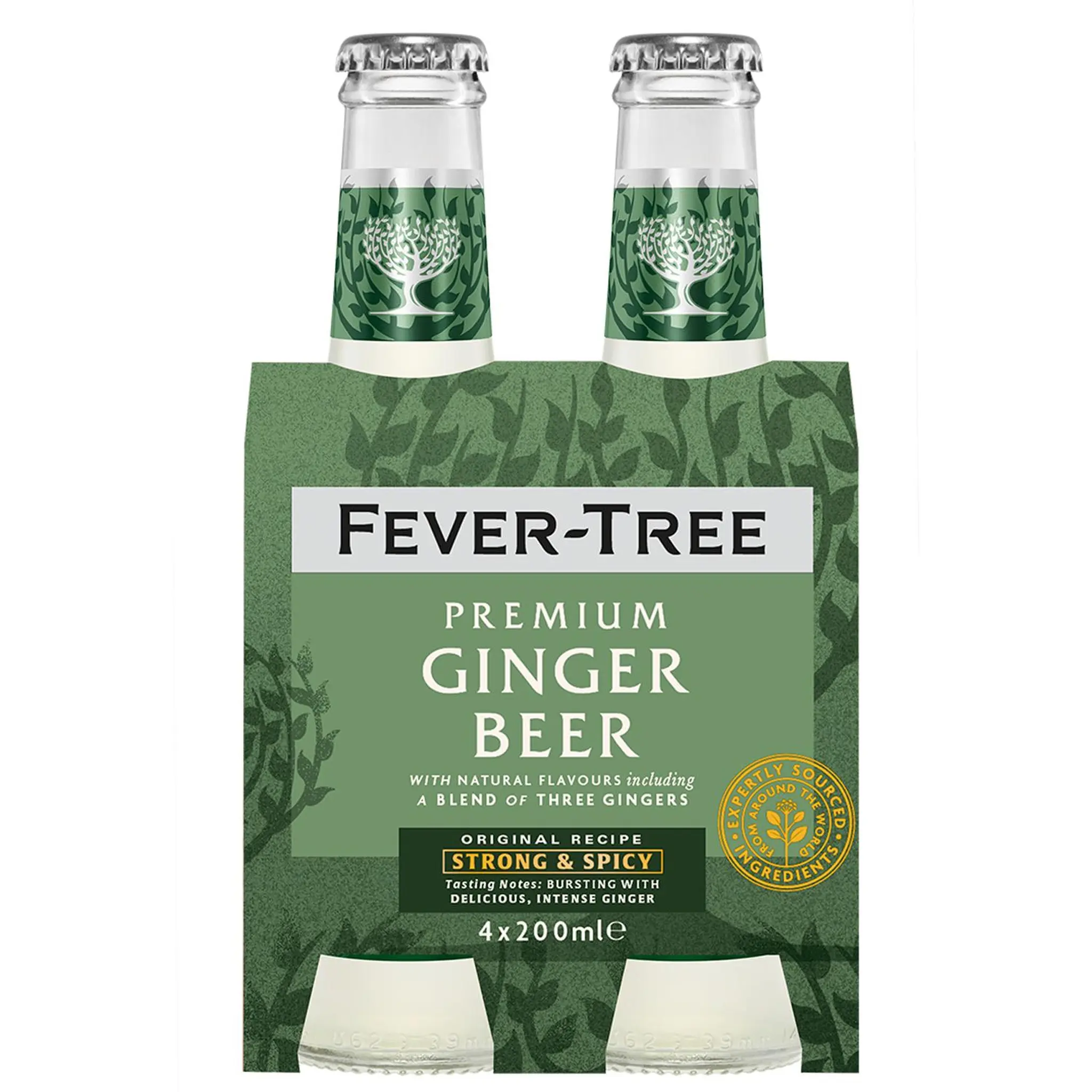 FEVER TREE Boisson premium ginger beer bouteille