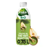 VOLVIC INFUSION BIO Eau plate infusée thé vert et matcha aux arômes de poire et jasmin