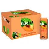 FUZE TEA Thé glacé saveur pêche boîtes