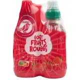 AUCHAN Boisson aux jus de fruits goût fruits rouges bouteilles bouchon sport