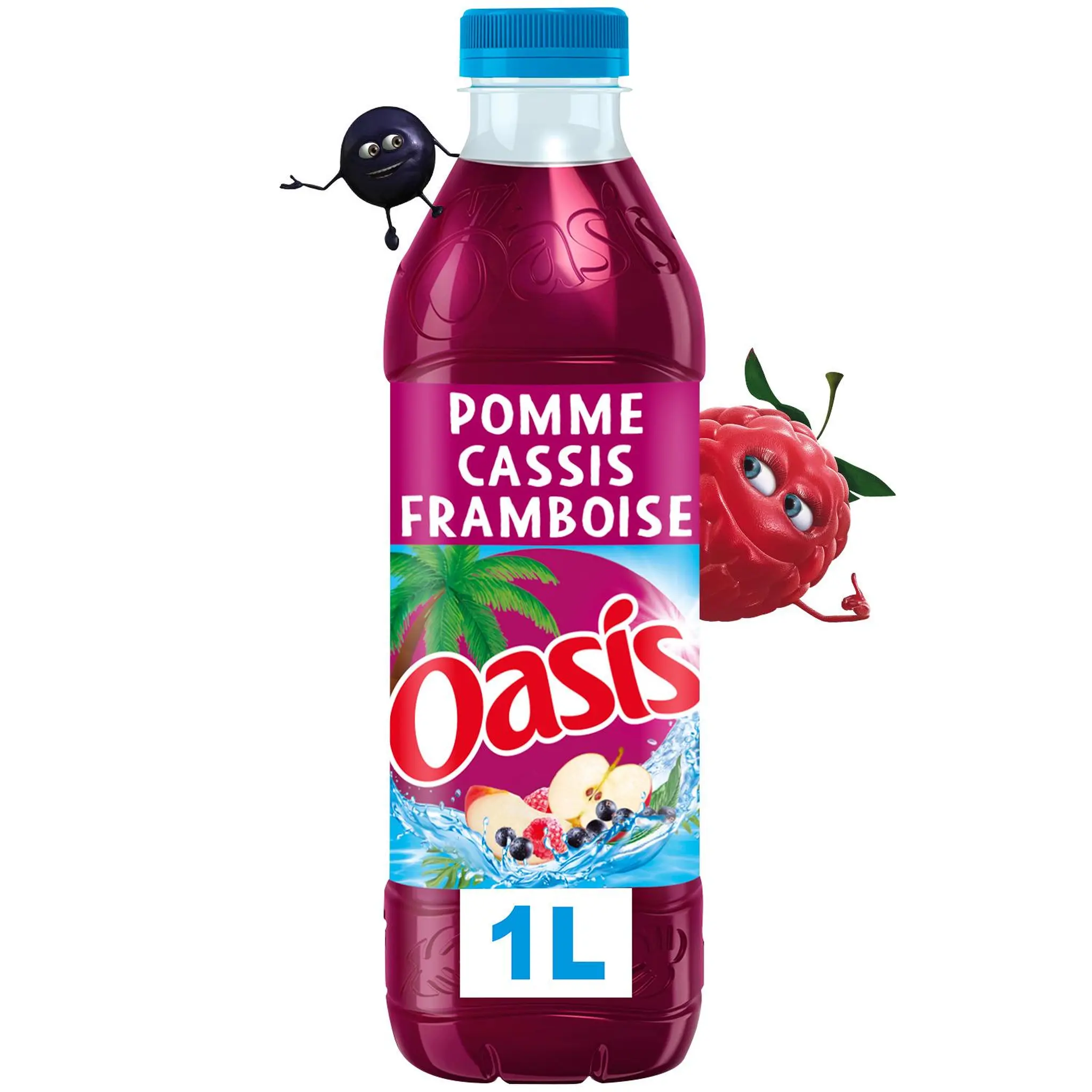 OASIS Boisson aux fruits saveur pomme cassis framboise