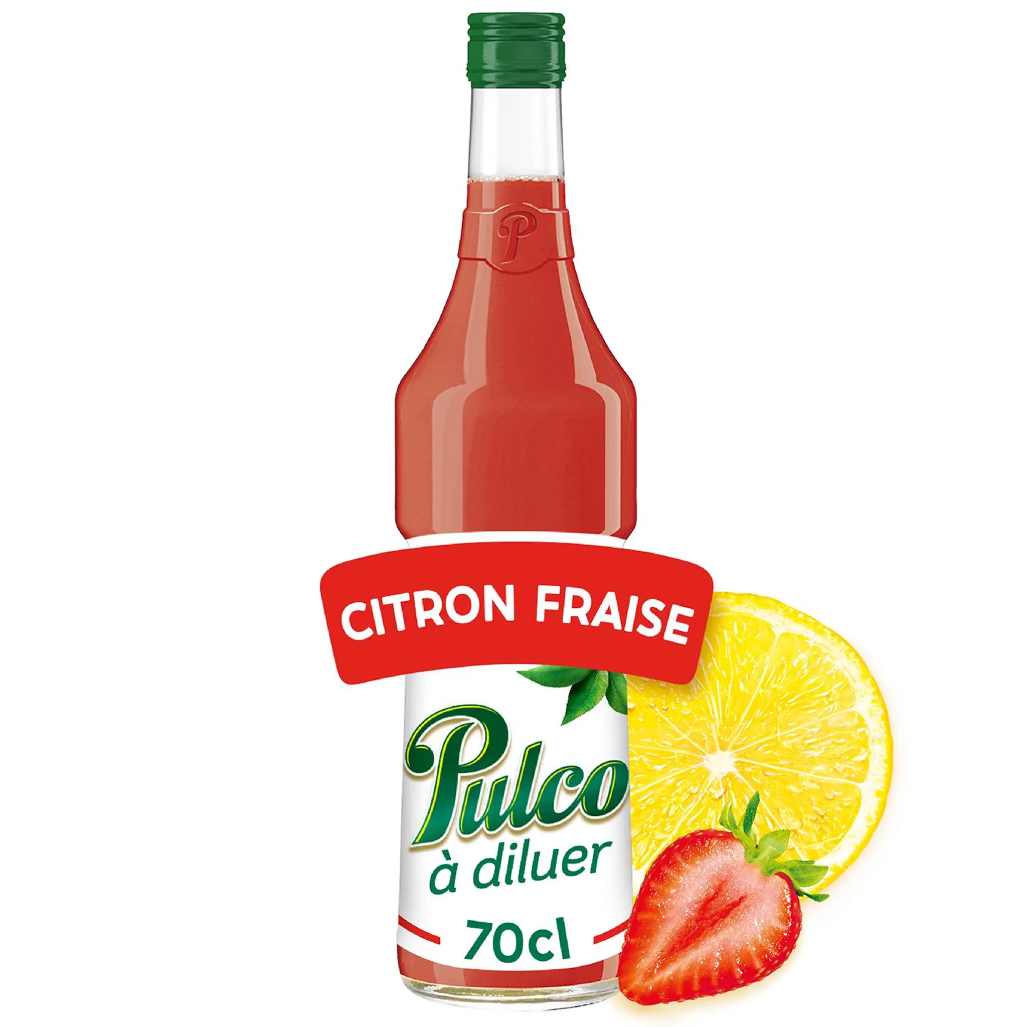 PULCO Sirop concentré citron fraise à diluer