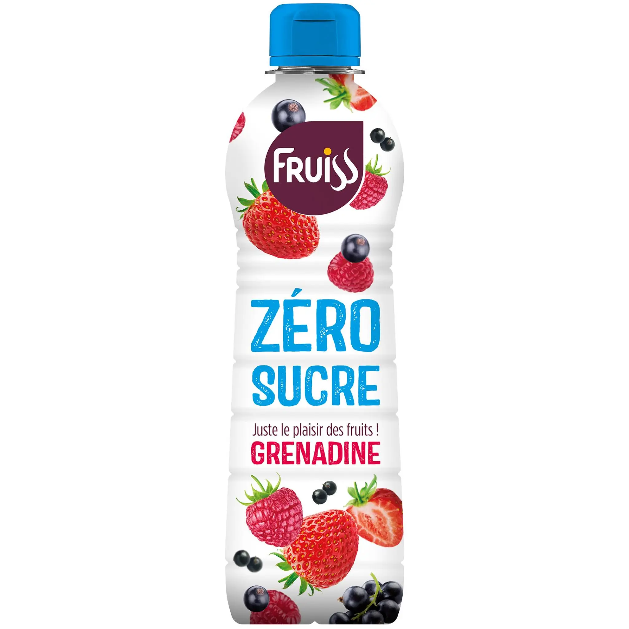 FRUISS Sirop de grenadine zéro sucre