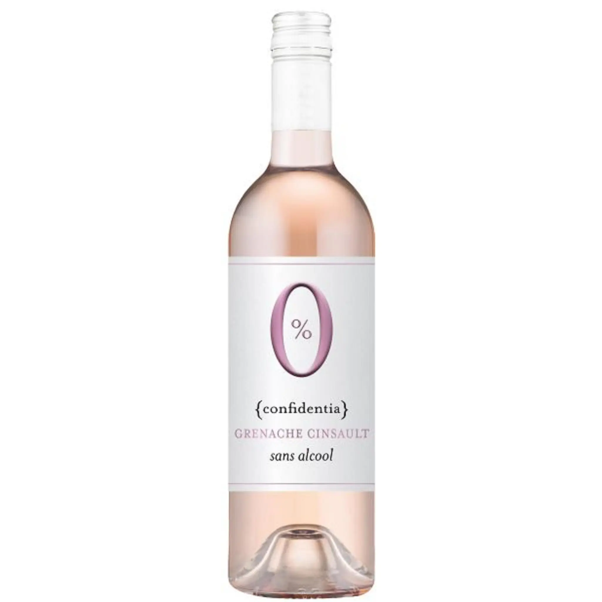 Vin désalcoolisé Confidentia rosé grenache cinsault