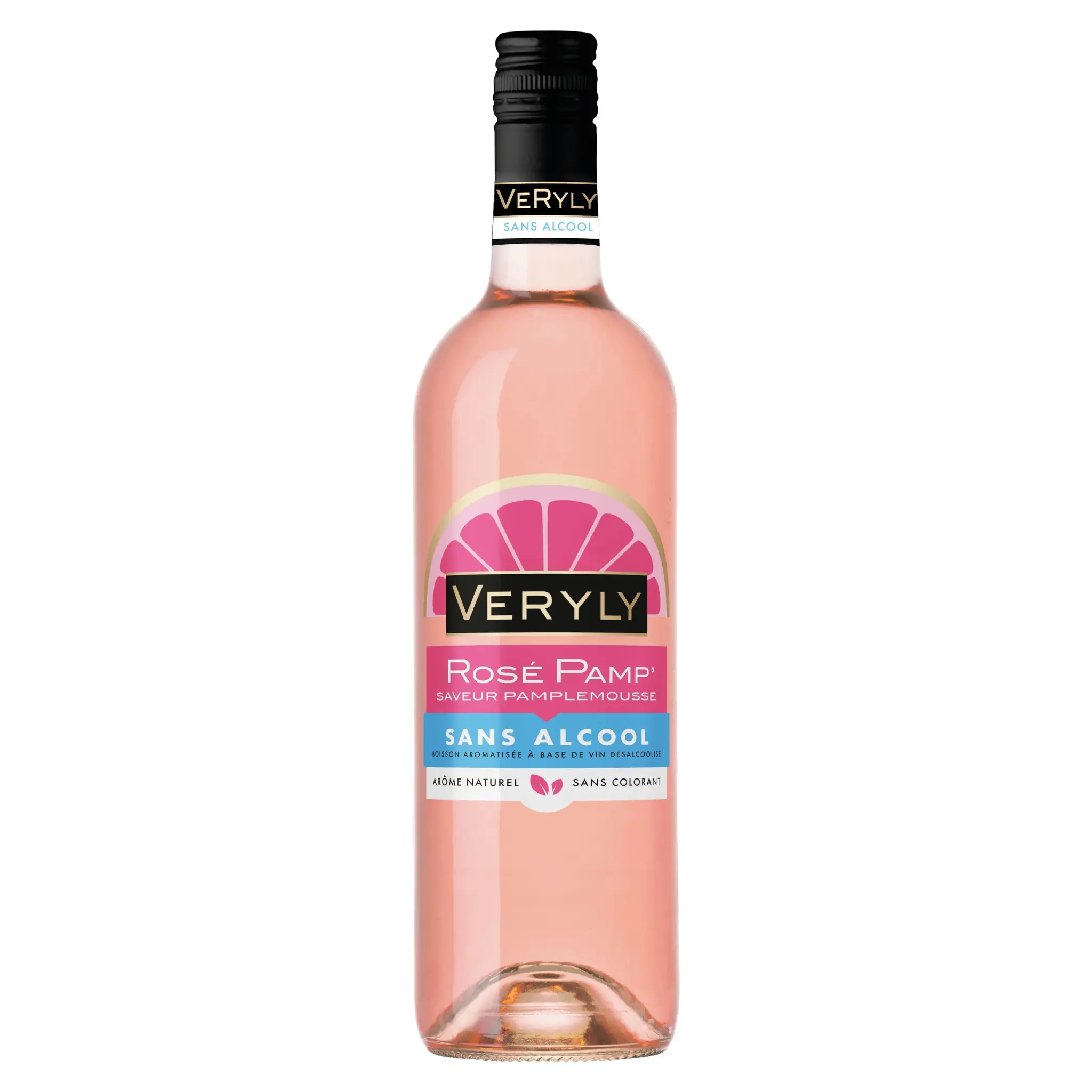 Boisson aromatisée à base de vin saveur pamplemousse sans alcool