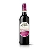 GRAIN D'ENVIE Boisson aromatisée à base de vin sans alcool rouge