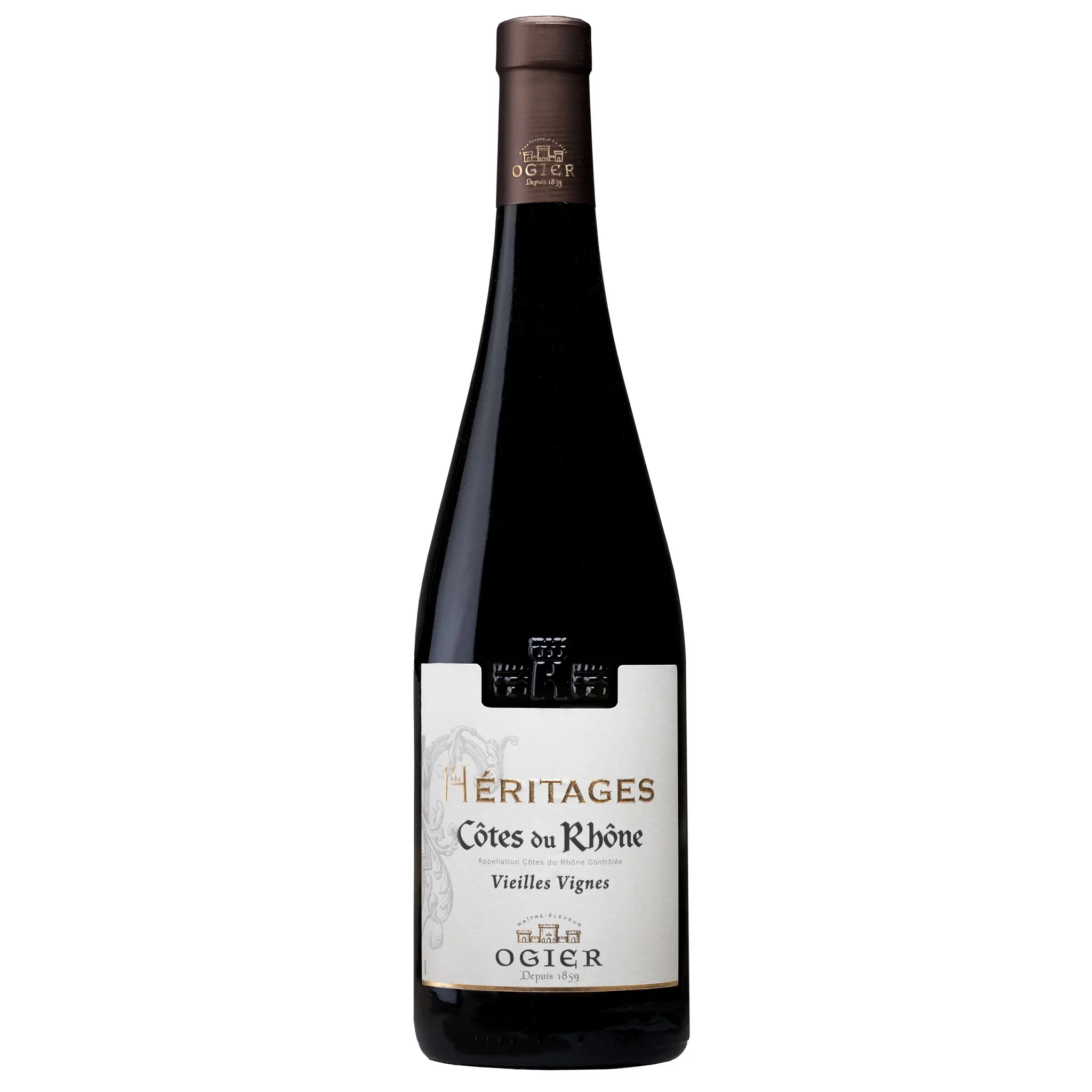Vin rouge AOP Côtes-du-Rhône vieilles vignes