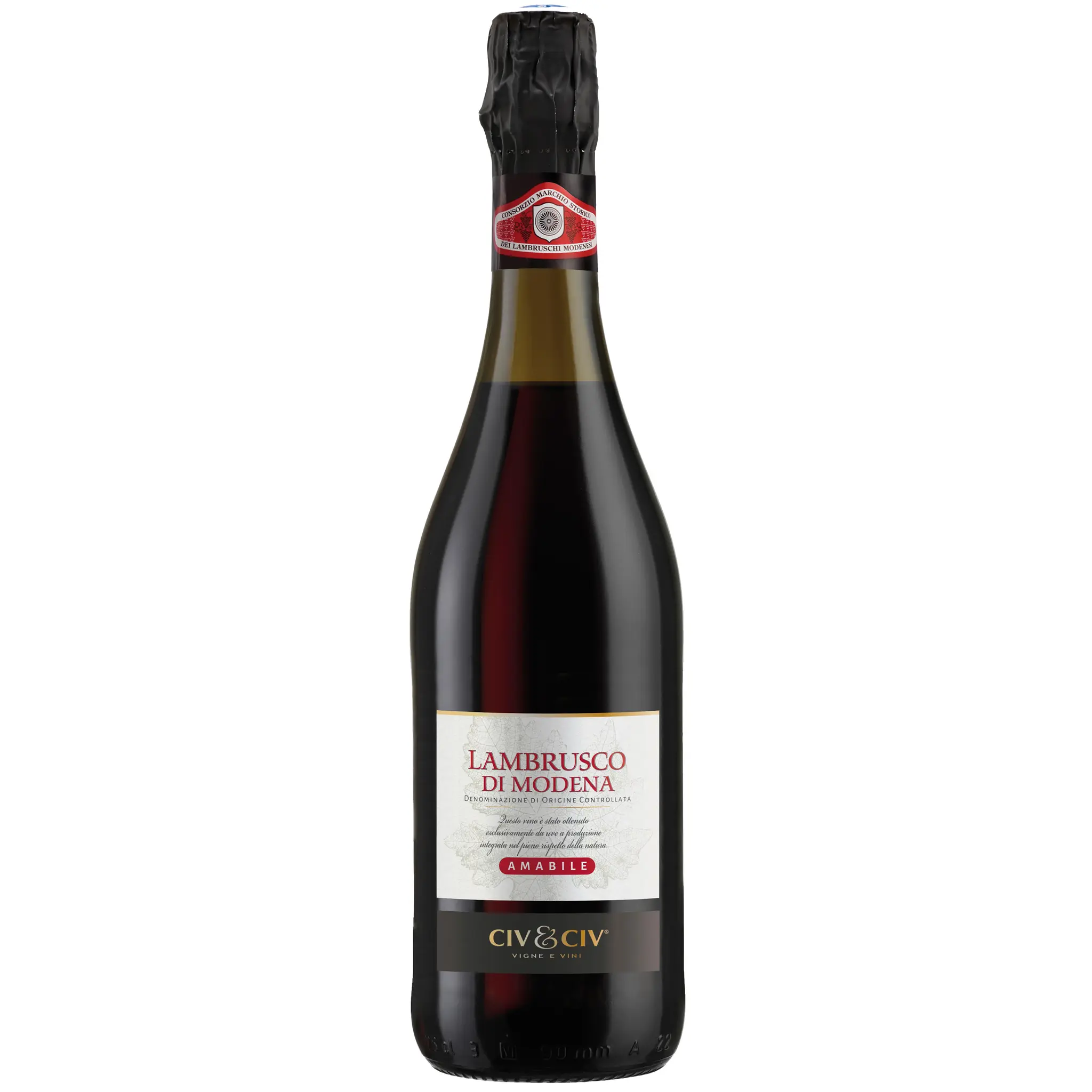 CIV&CIV DOC Lambrusco di Modena brut amabile
