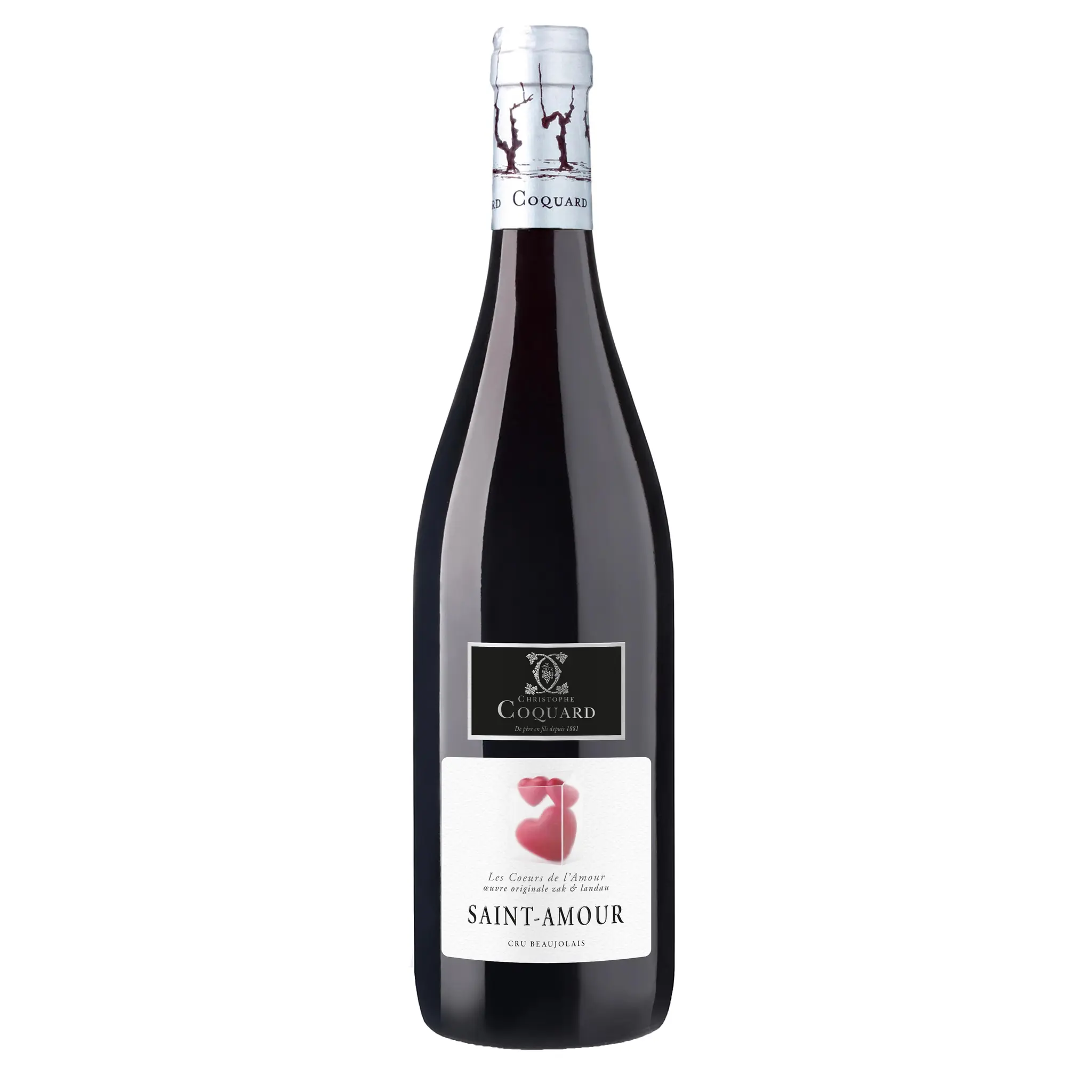 Vin rouge AOP Saint-Amour Christophe Coquard Les Coeurs de L'Amour