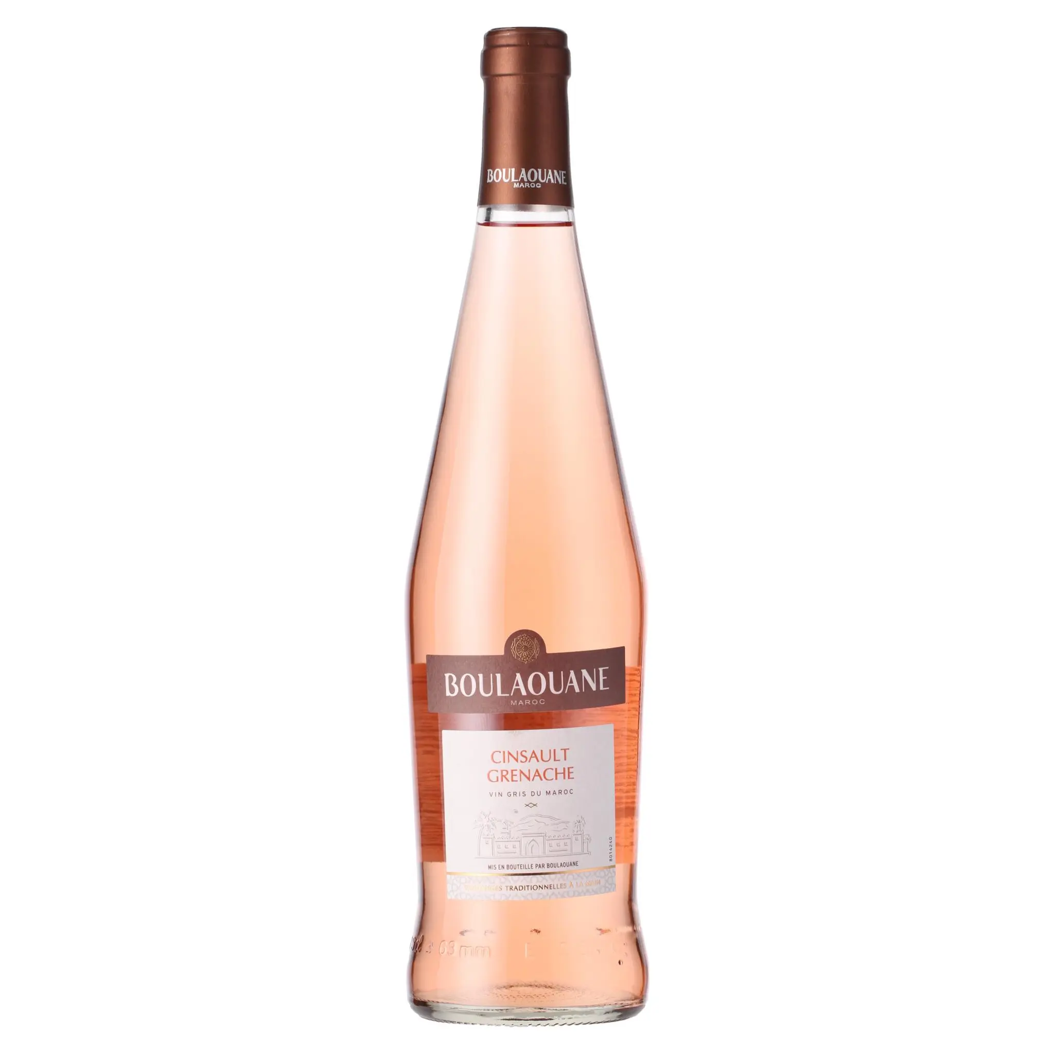 BOULAOUANE Vin gris du Maroc Cinsault Grenache rosé