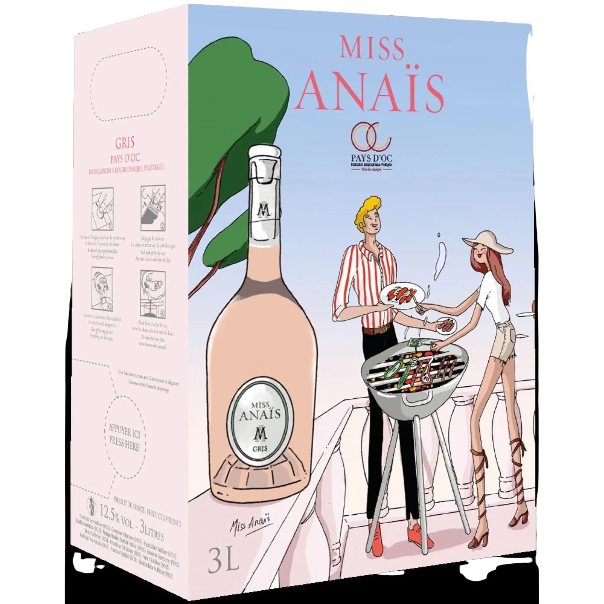 IGP Pays-d'Oc Miss Anaïs gris Bib