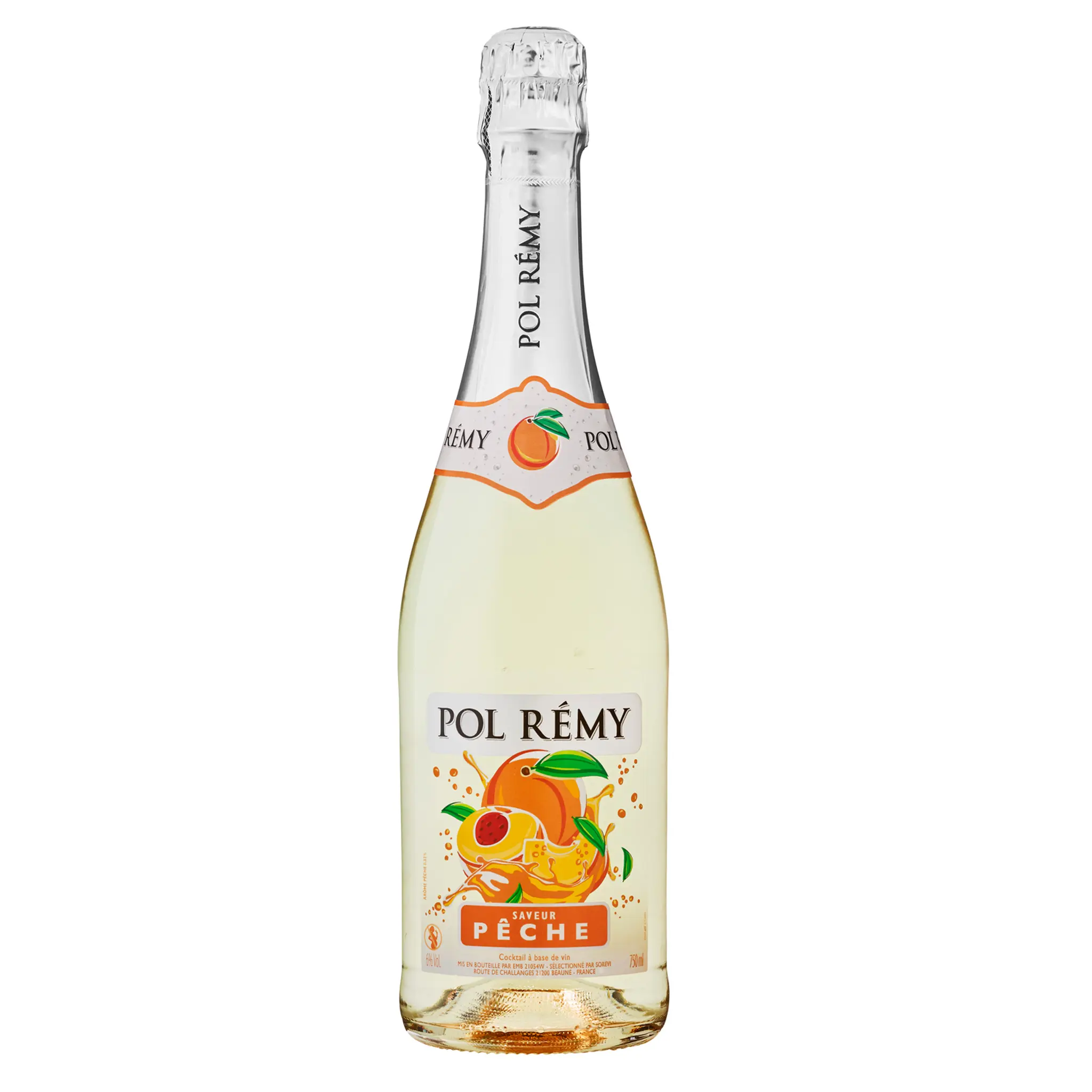 POL REMY Cocktail à base de vin arômatisé à la pêche