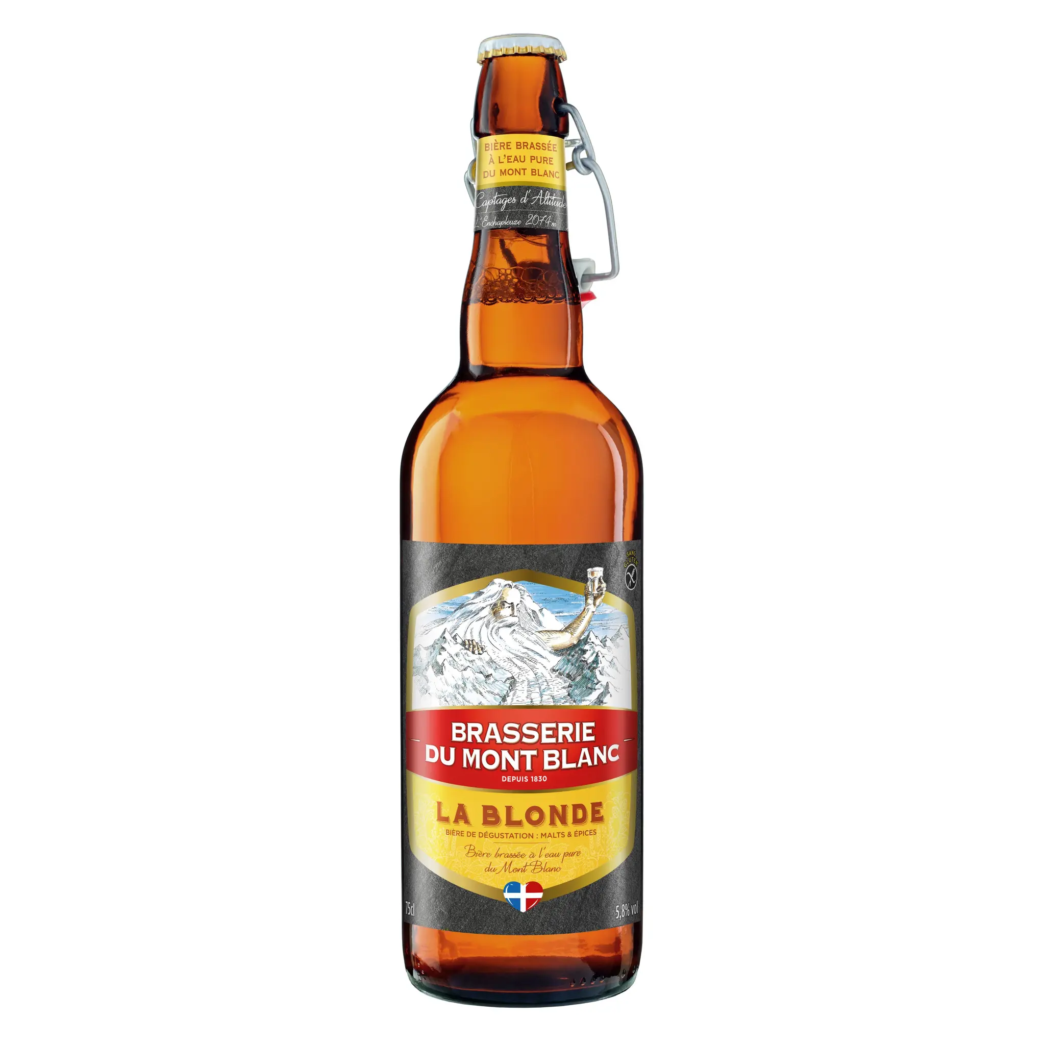 BRASSERIE DU MONT BLANC Bière blonde 5,8%