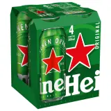 HEINEKEN Bière blonde 5% boîtes