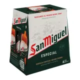 SAN MIGUEL Bière blonde 5,4% pack bouteilles