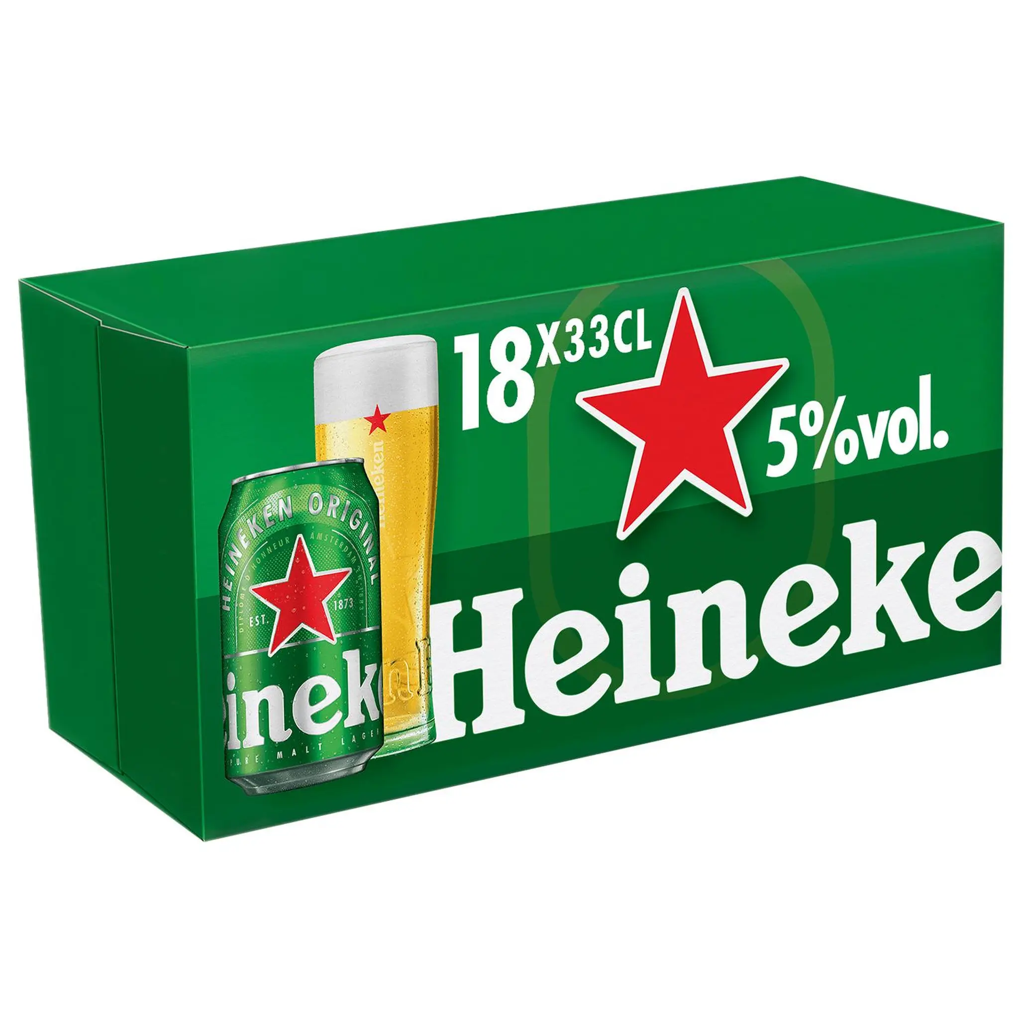 HEINEKEN Bière blonde 5% boîte