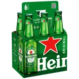 HEINEKEN Bière blonde premium 5% pack bouteilles
