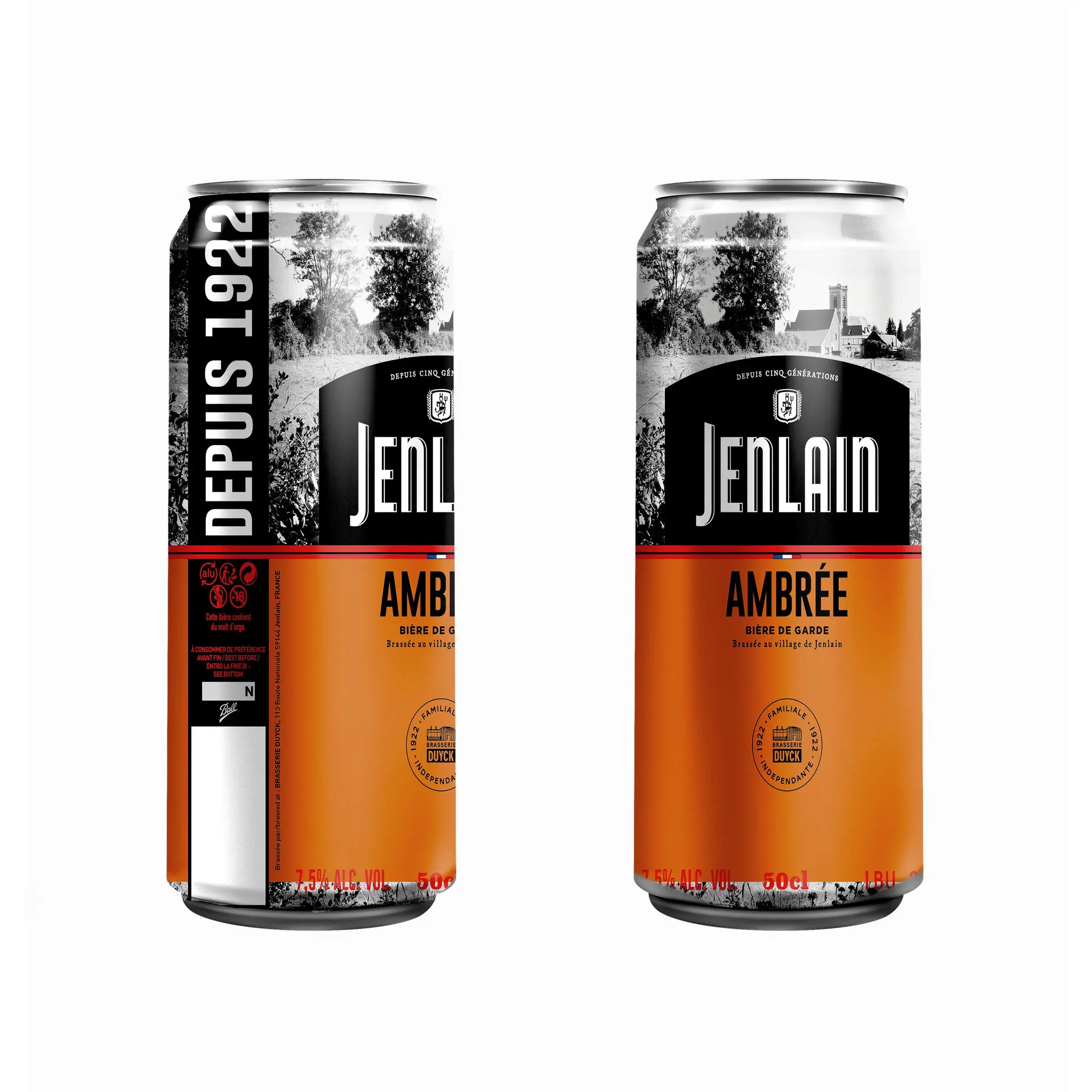 JENLAIN Bière de garde ambrée 7,5% boîte