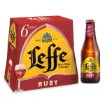 LEFFE Bière Ruby aromatisée fruits rouges 5% pack bouteilles