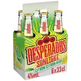DESPERADOS Bière aromatisée au citron citron vert 4% 6x33cl