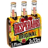 DESPERADOS Bière original aromatisée tequila 5,9% pack bouteilles