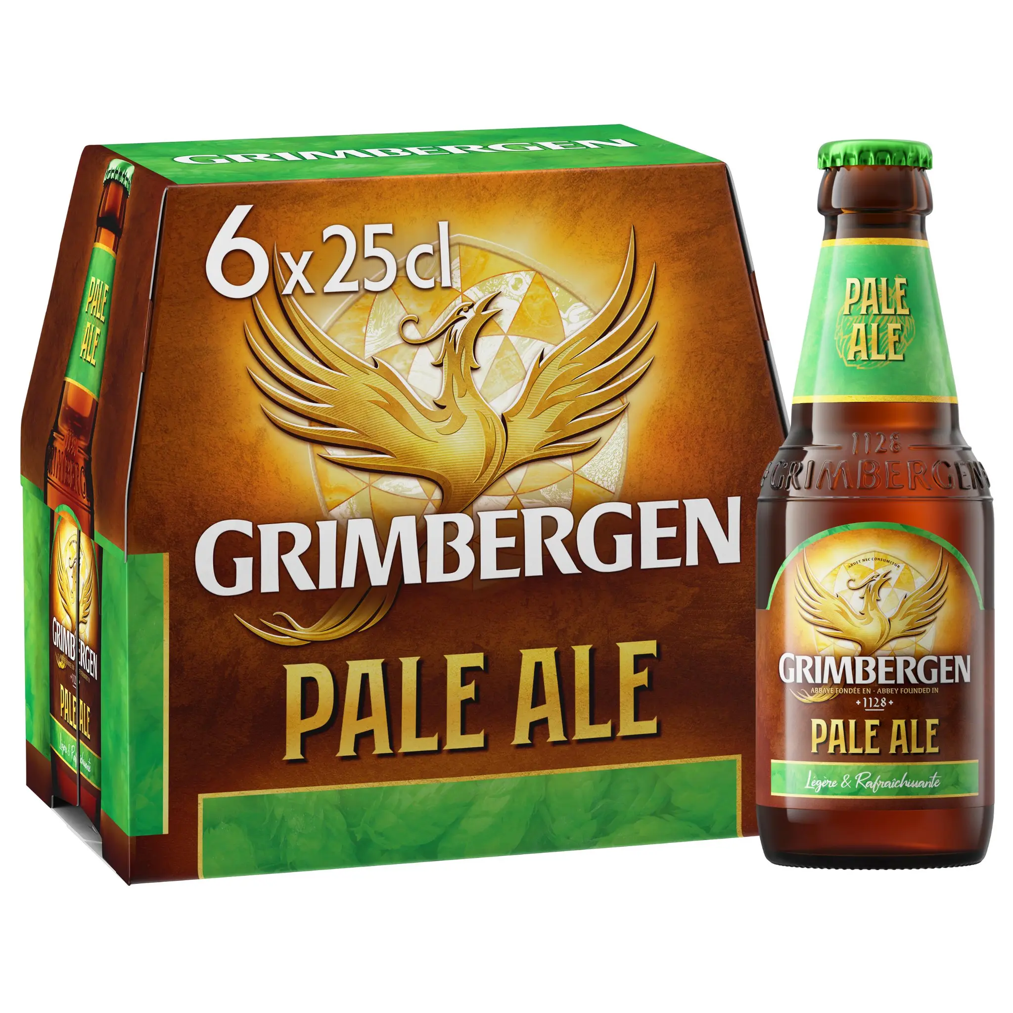 GRIMBERGEN Bière pale ale houblonnée 5,5% pack bouteilles