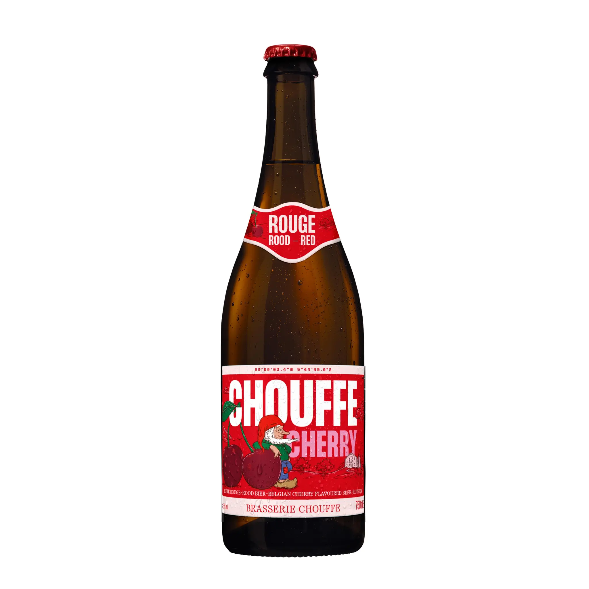 LA CHOUFFE Bière rouge cerise 8% bouteille