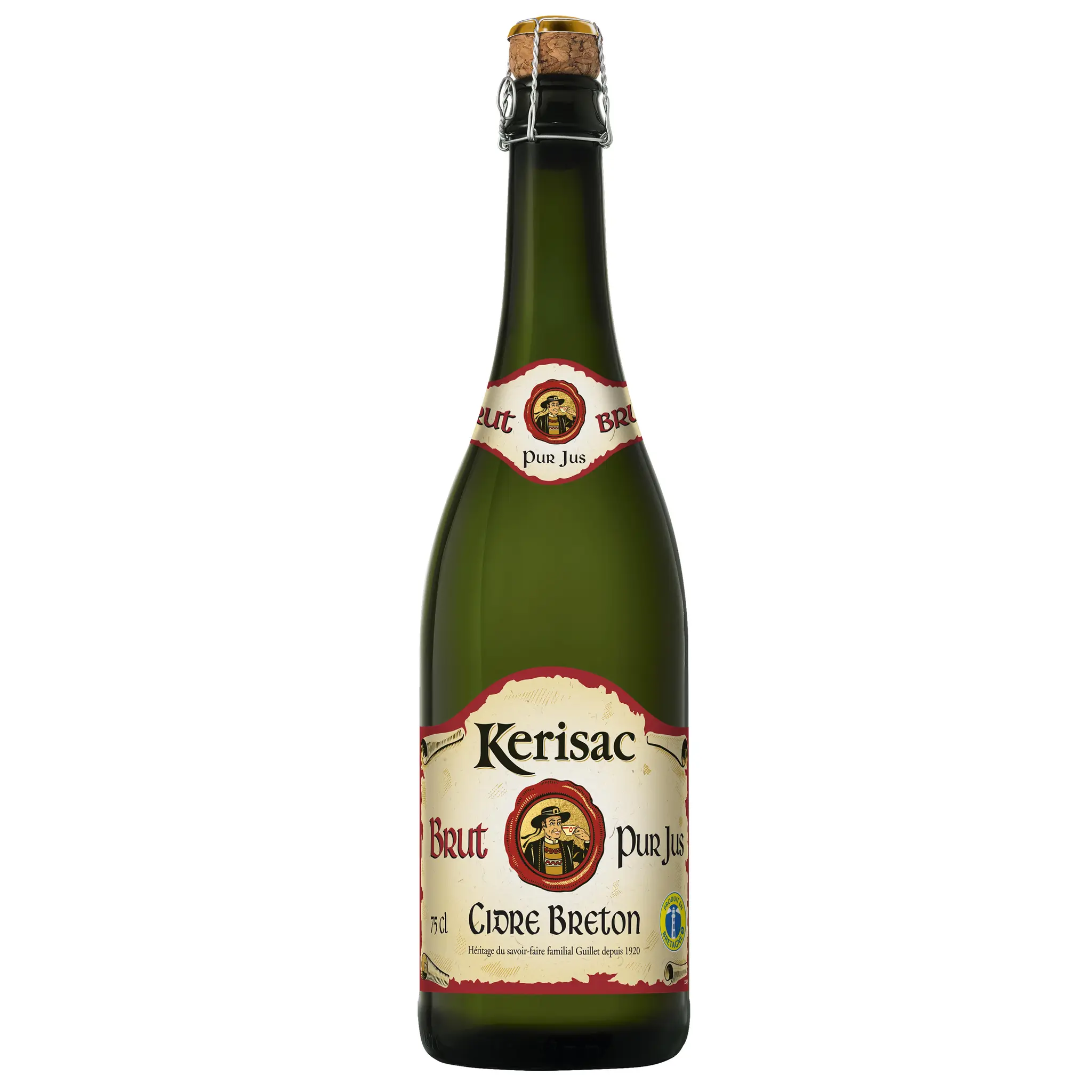 KERISAC Cidre pur jus brut IGP 5,5%