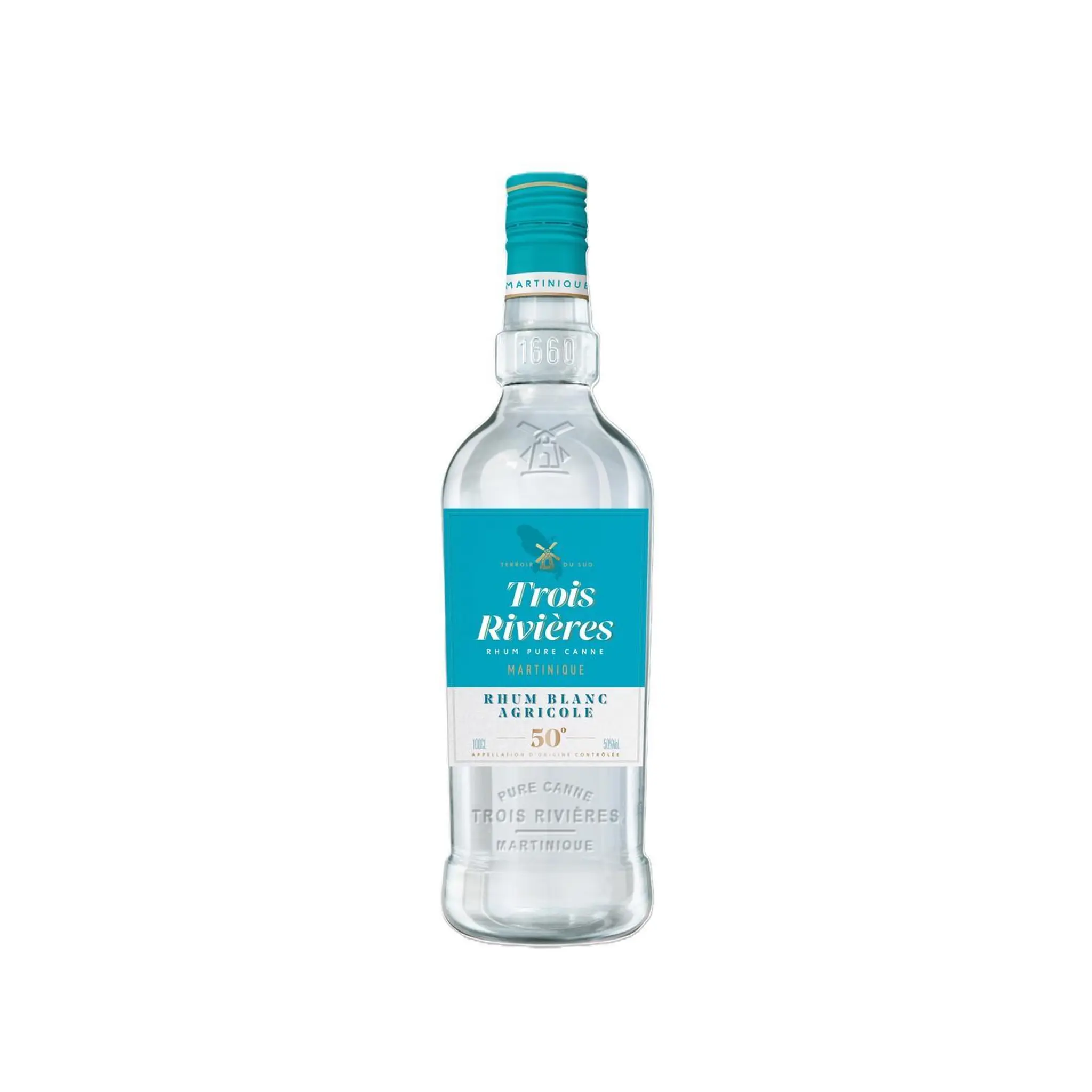 3 RIVIERES Rhum agricole Martinique blanc 50%