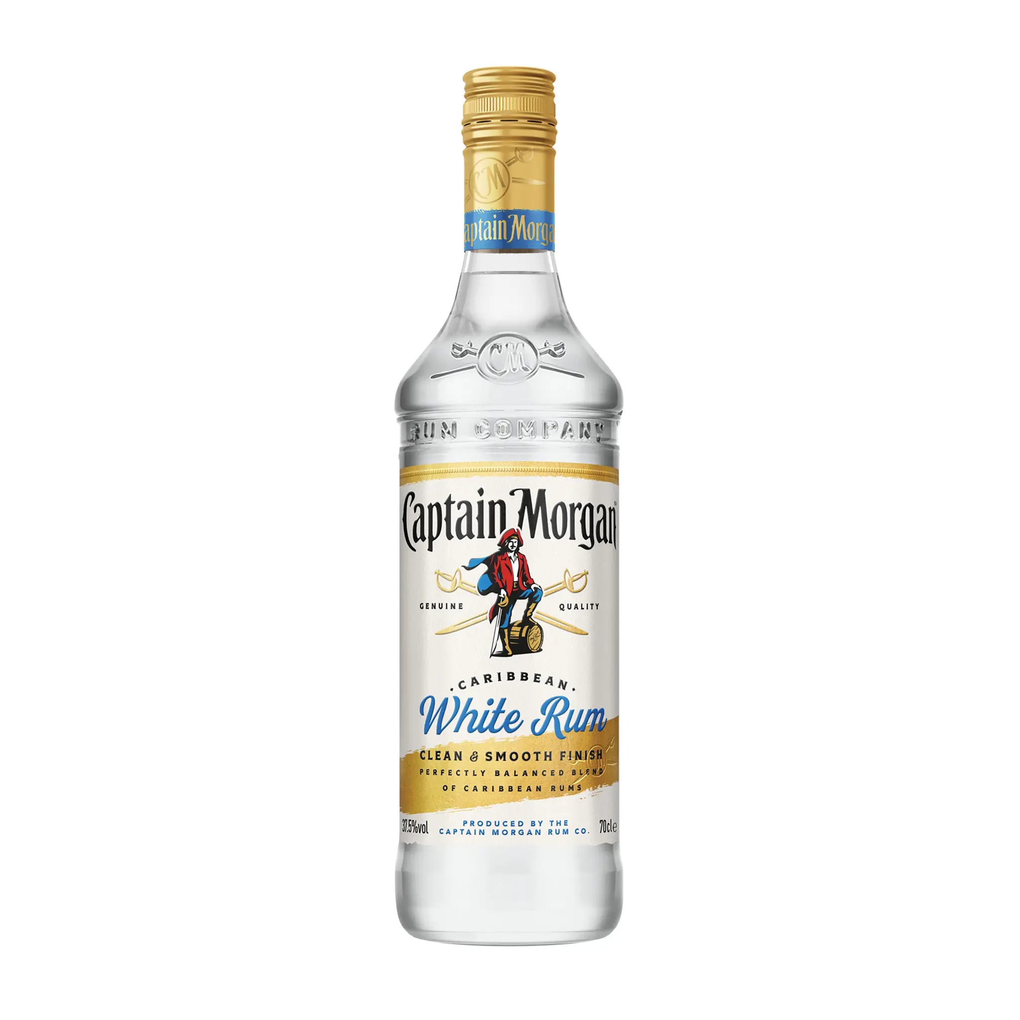CAPTAIN MORGAN Rhum blanc des Caraïbes 37.5%
