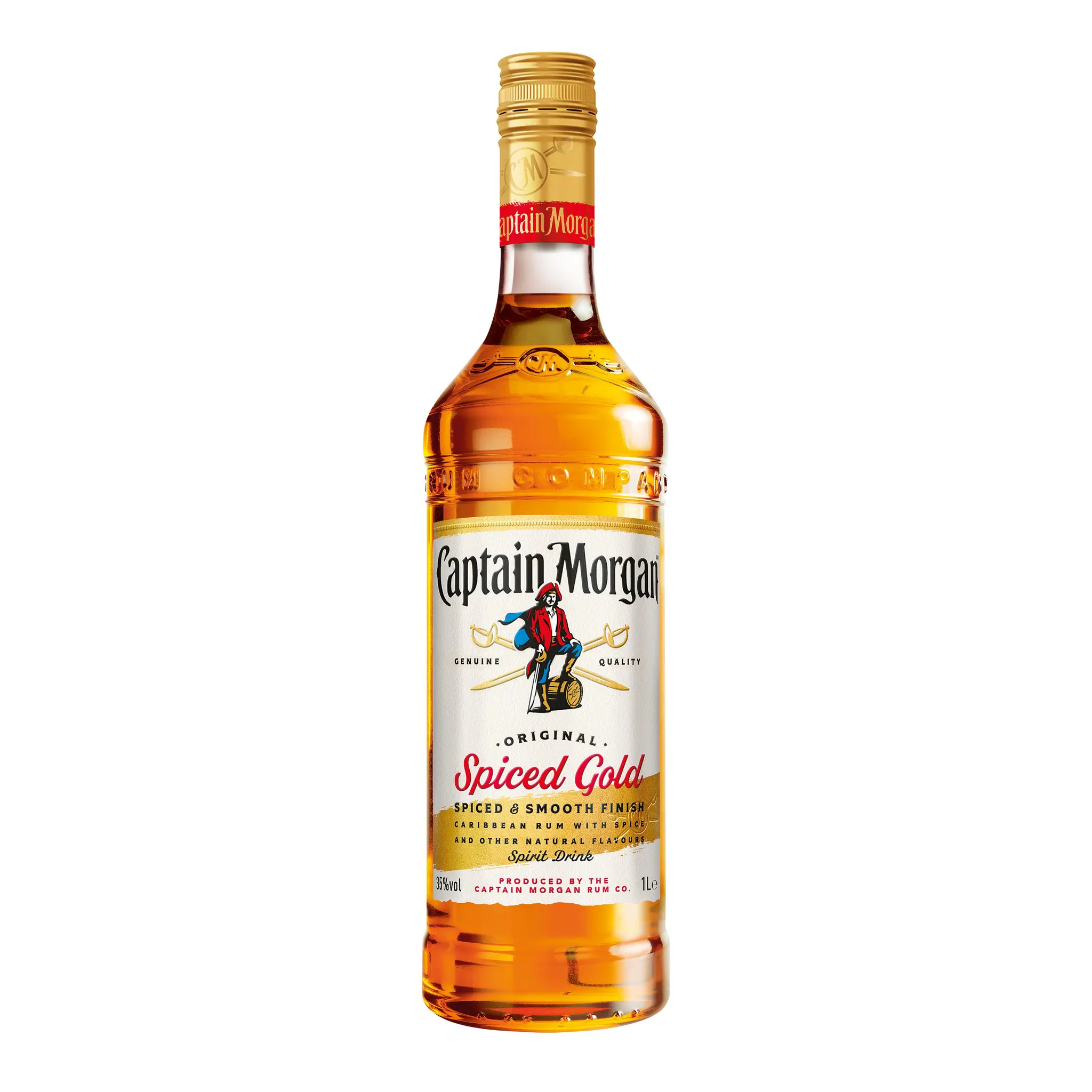 CAPTAIN MORGAN Boisson à base de rhum ambré 35%