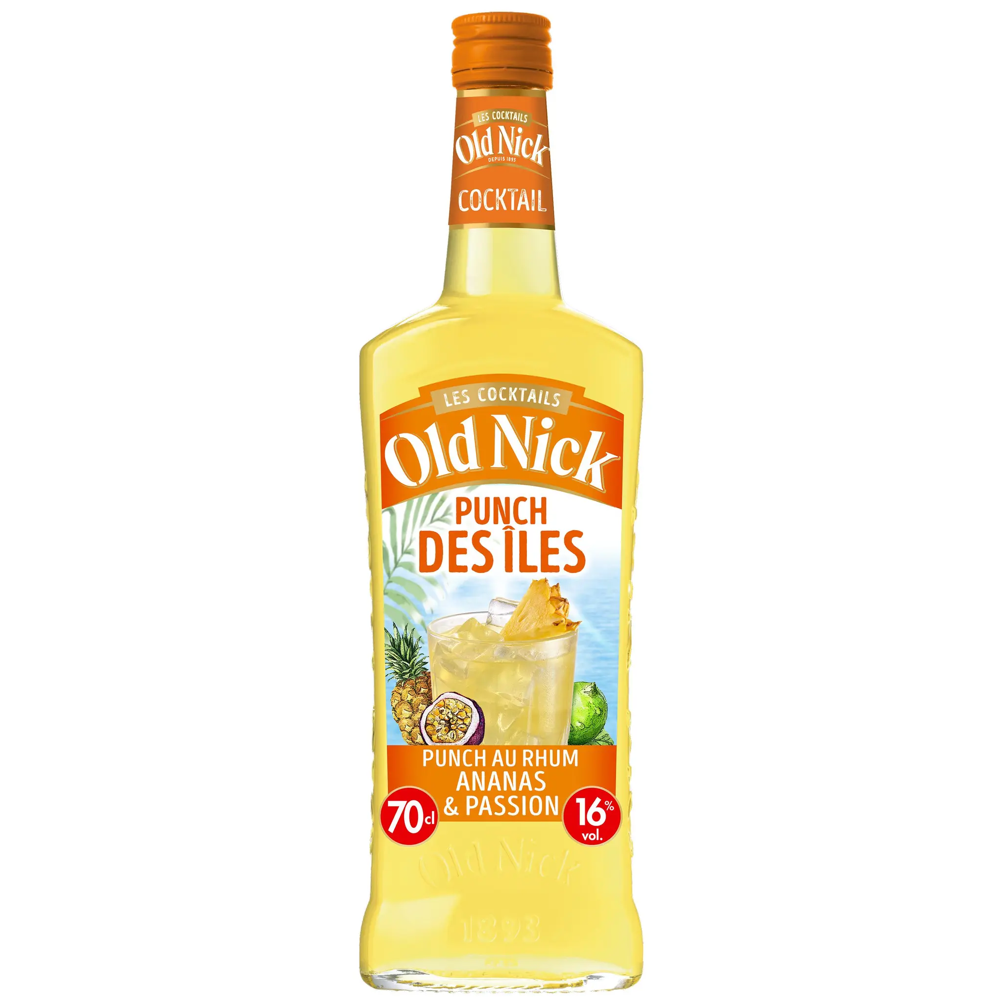 OLD NICK Punch exotique à base de rhum 16%