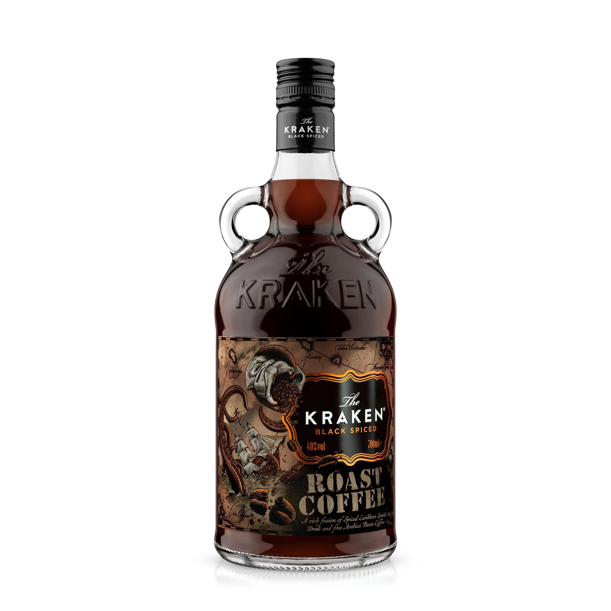 KRAKEN Boisson à base de rhum infusée au café 40%