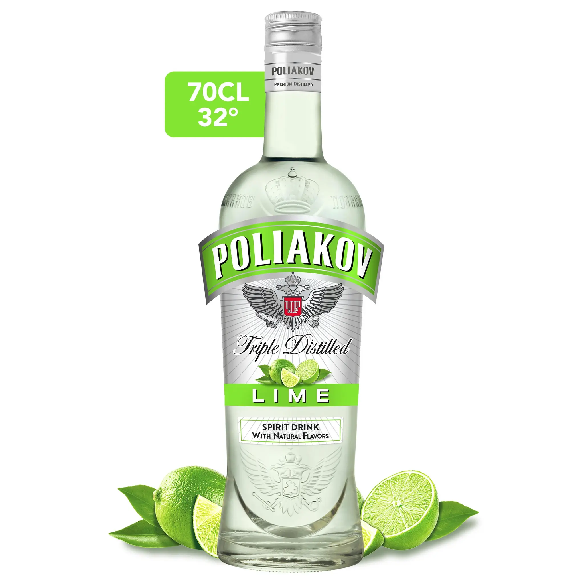 POLIAKOV Vodka aromatisée citron 32%