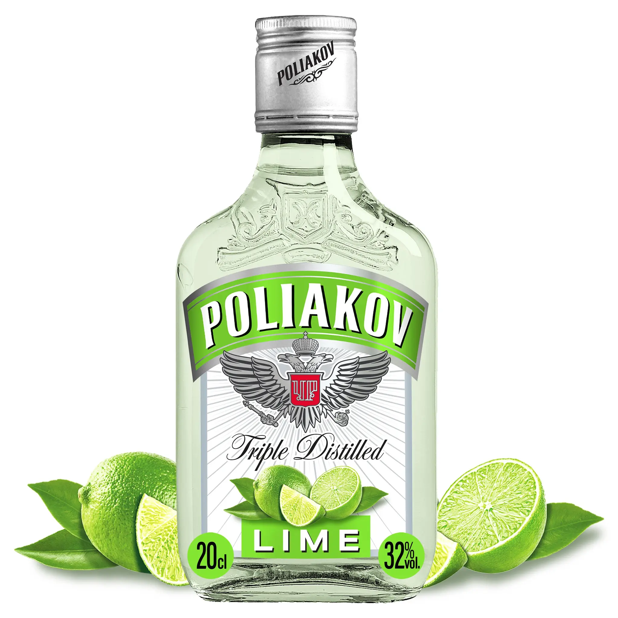 POLIAKOV Vodka aromatisée citron 32%