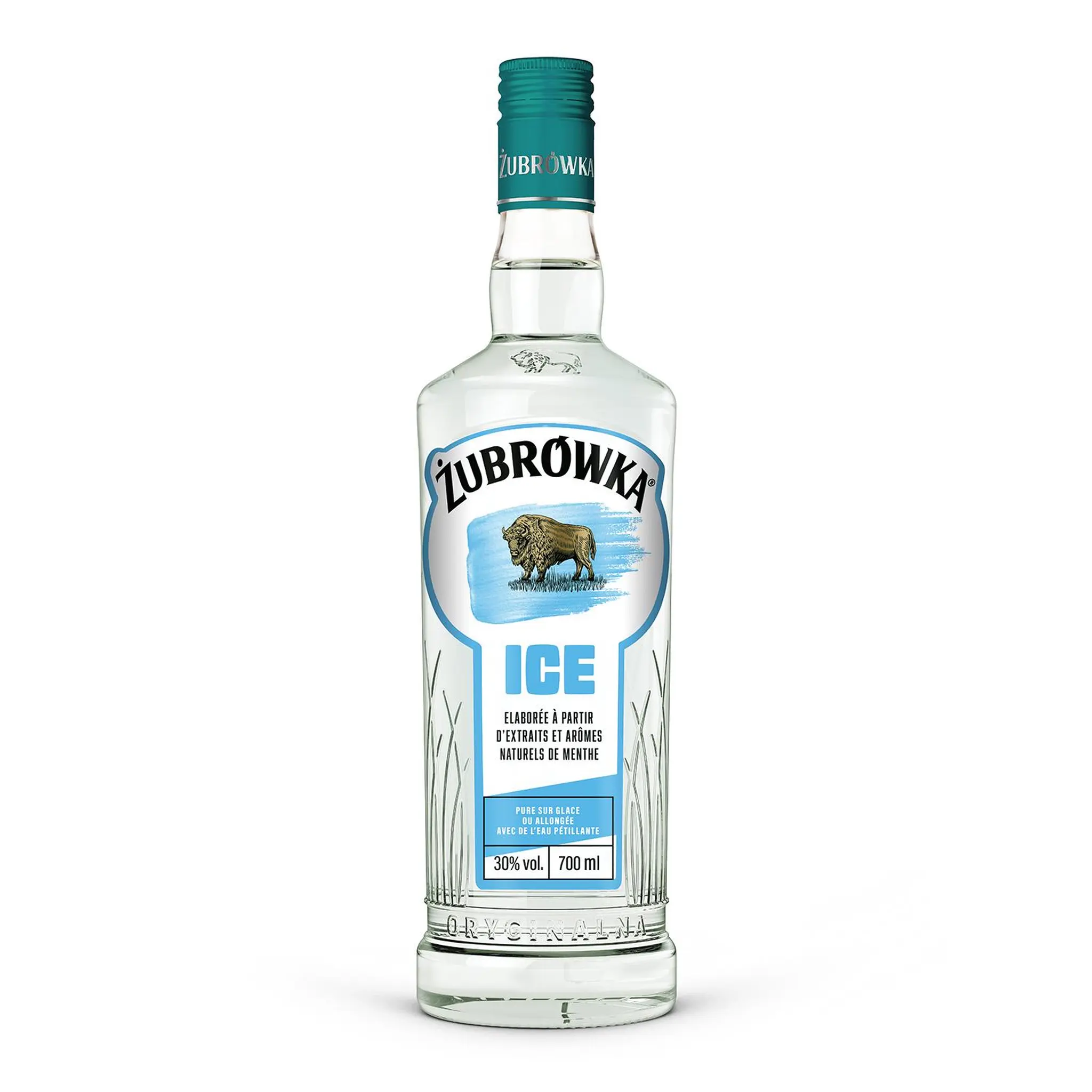 ZUBROWKA Vodka polonaise ice menthe 30%