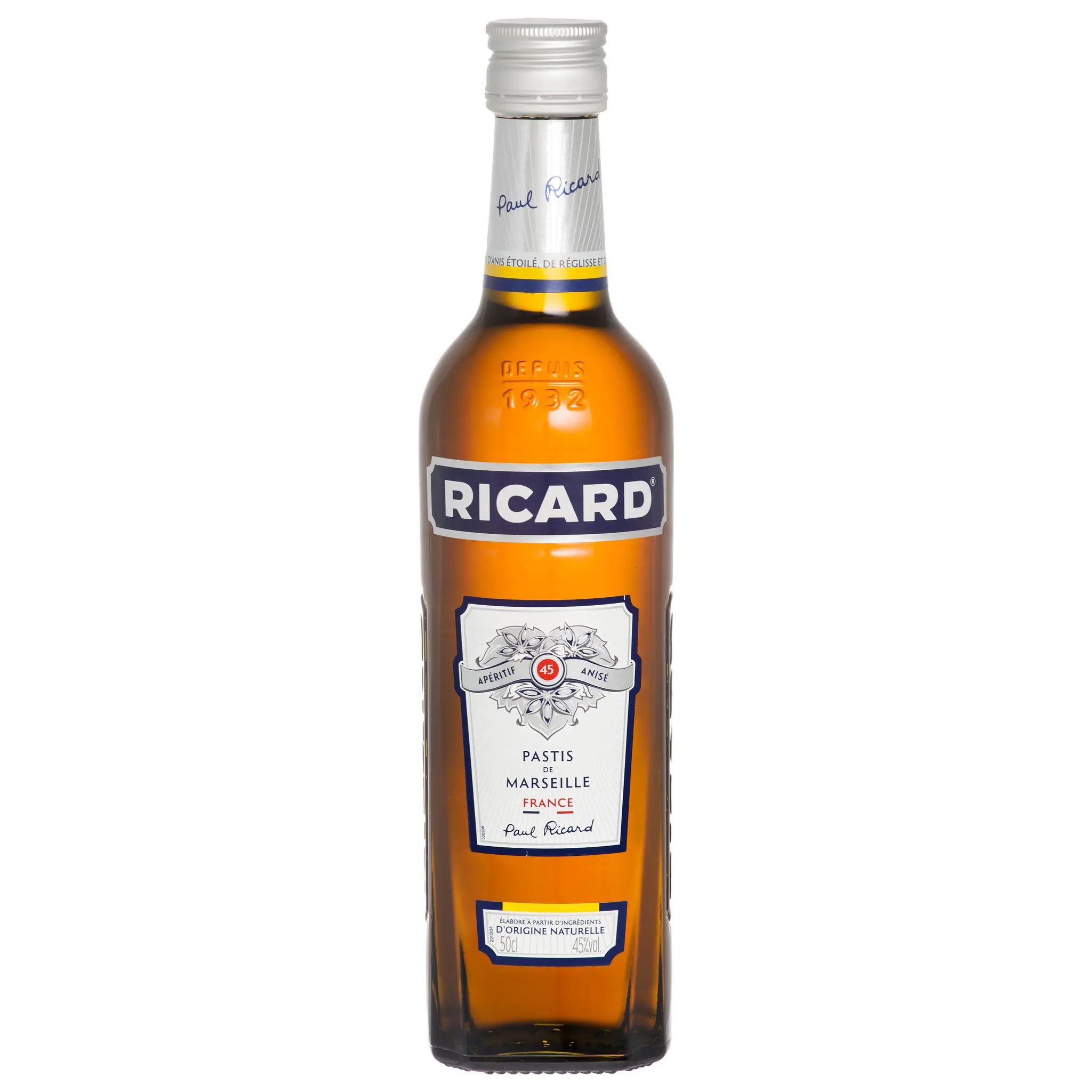 RICARD Pastis de Marseille 45%