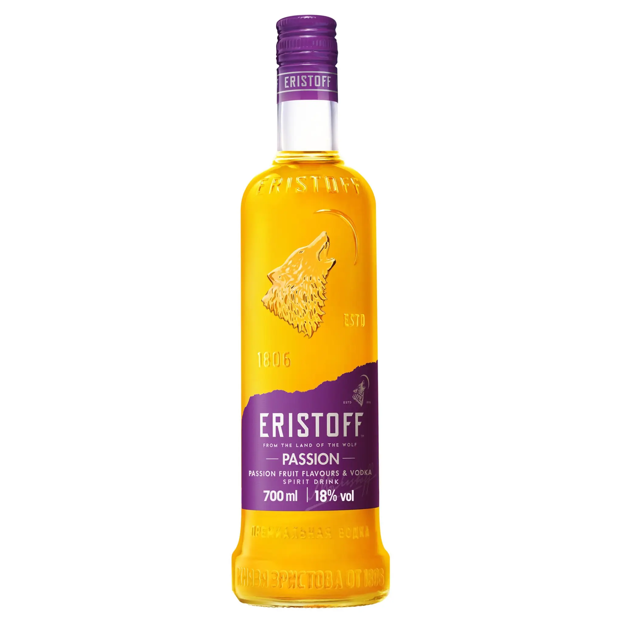 ERISTOFF Boisson à base de vodka à la passion 18%