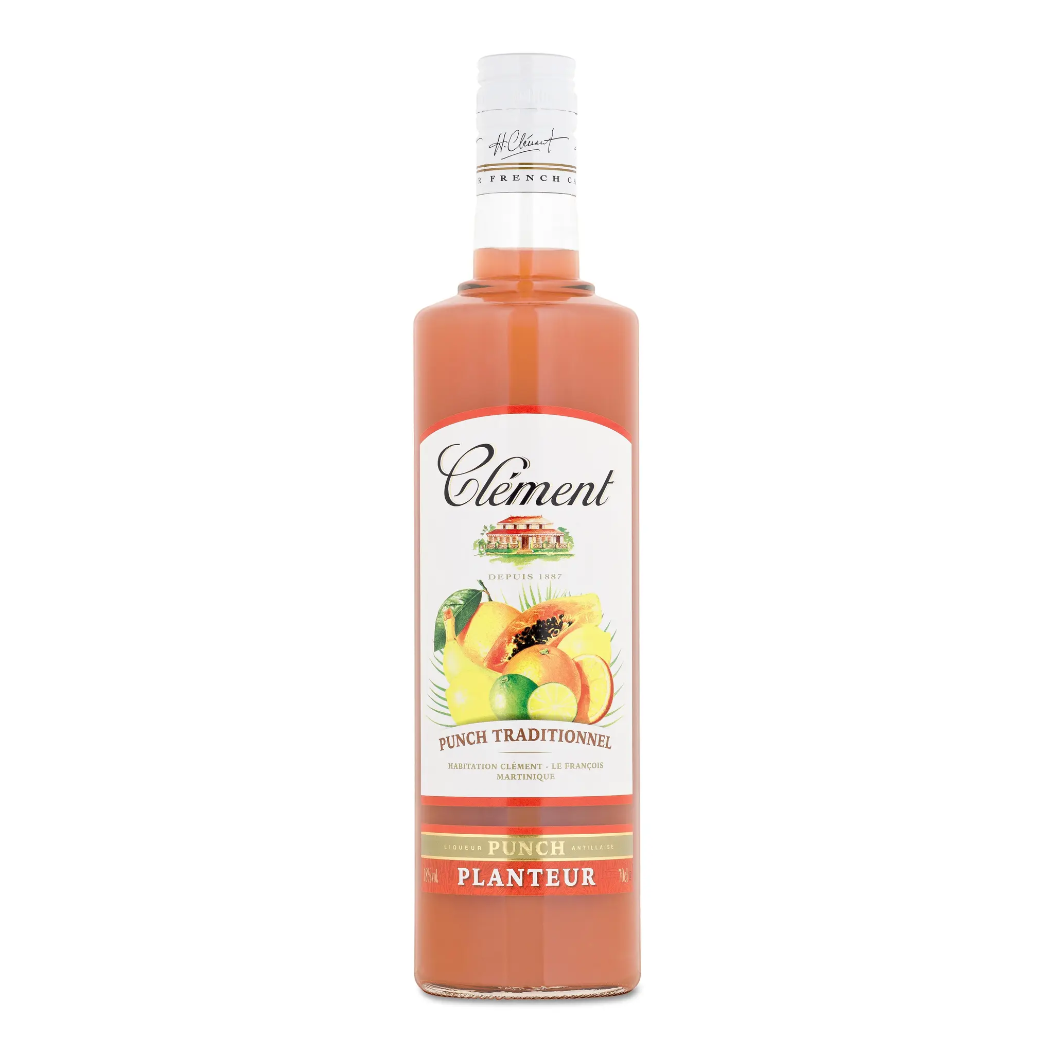 CLEMENT Liqueur punch planteur traditionnel 18%