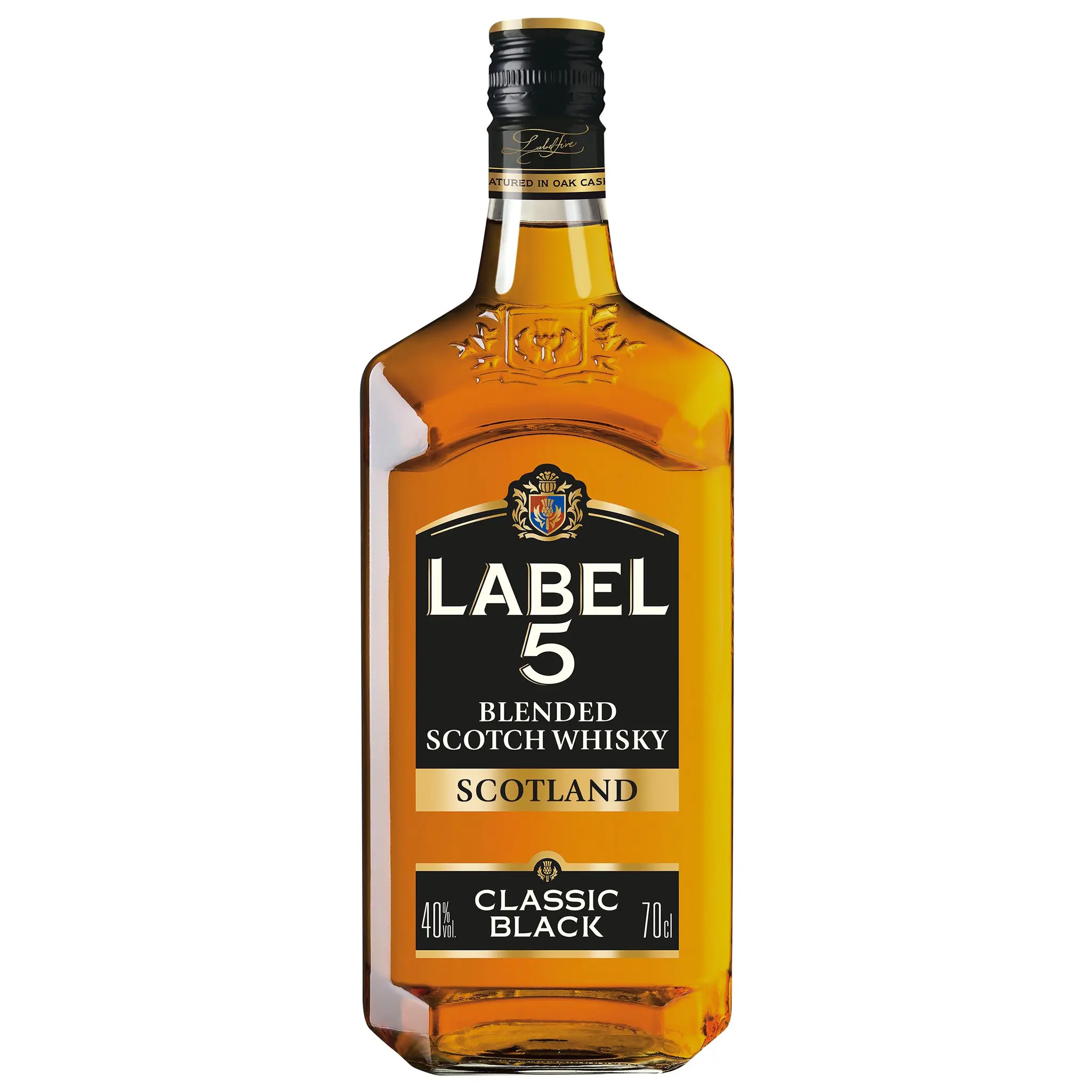 LABEL 5 Scotch whisky blended malt Classic Black 40%