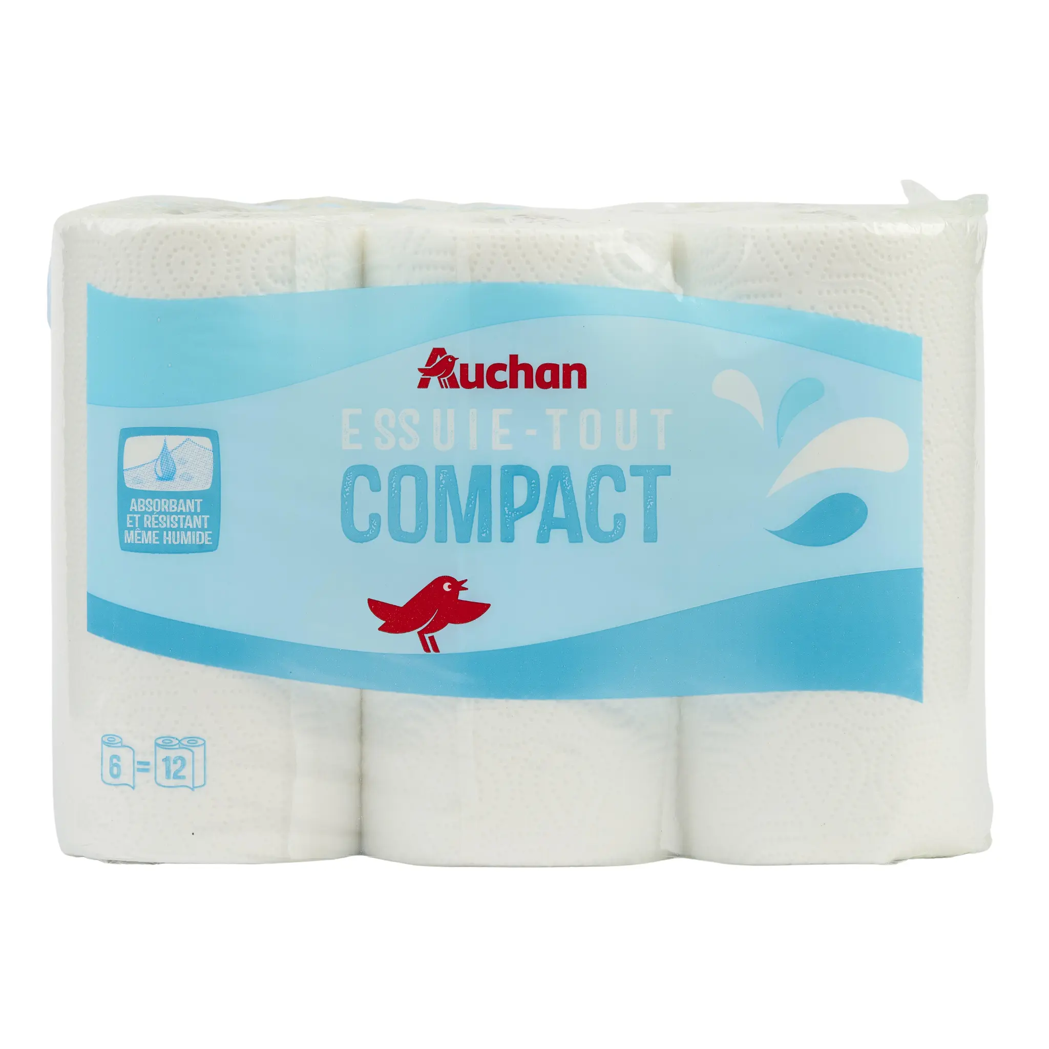 AUCHAN Essuie-tout compact
