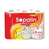 SOPALIN Essuie-tout décoré demi-feuilles maxi rouleau