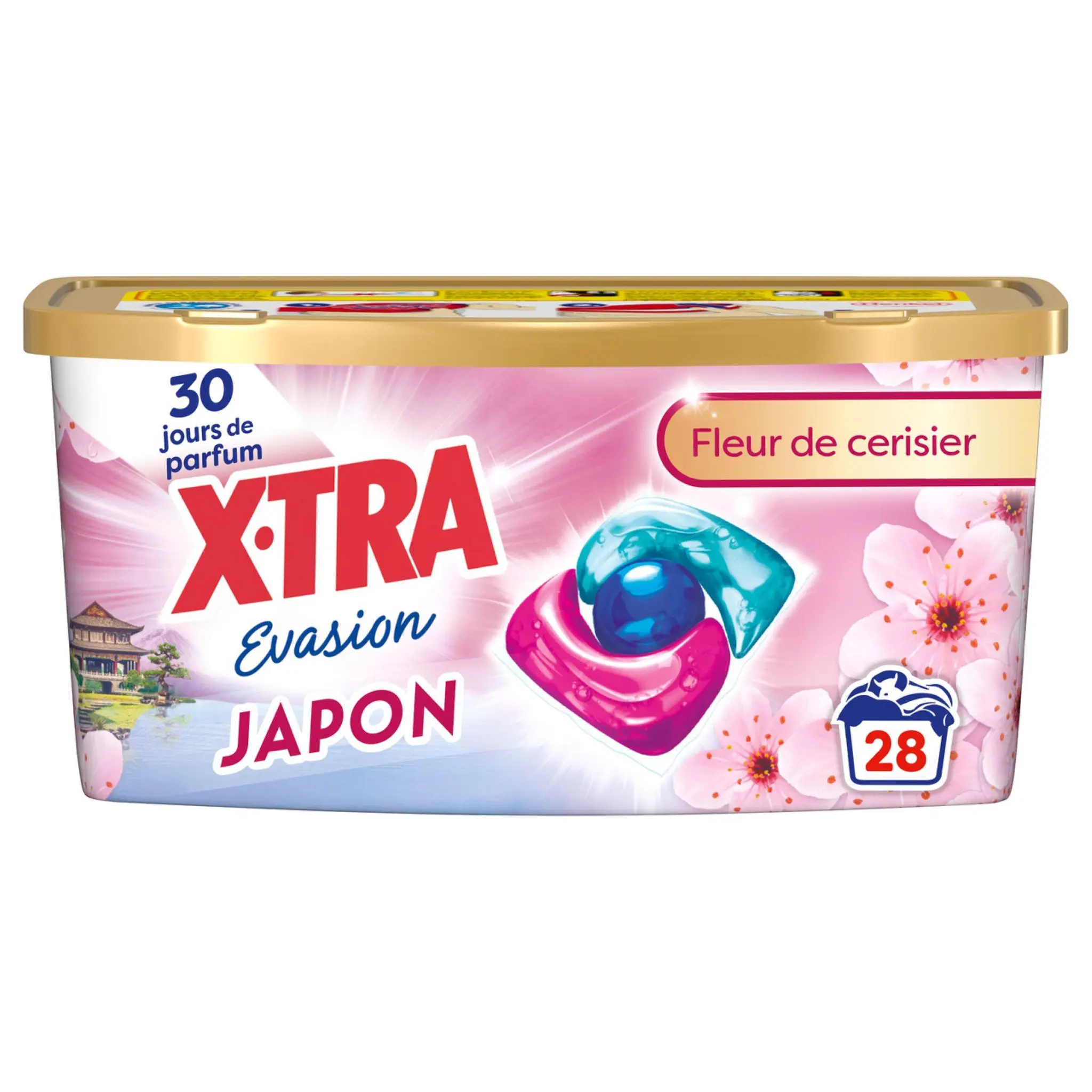 X-TRA Lessive capsules japon